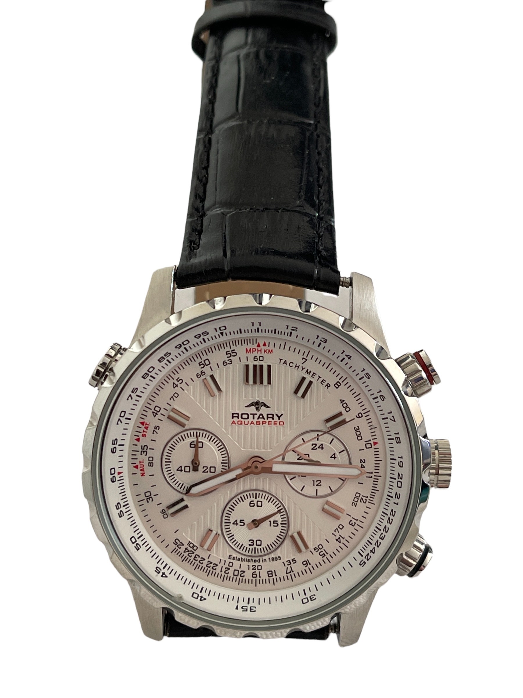 Rotary Men's Chronograph surplus stock from our private jet charter r
