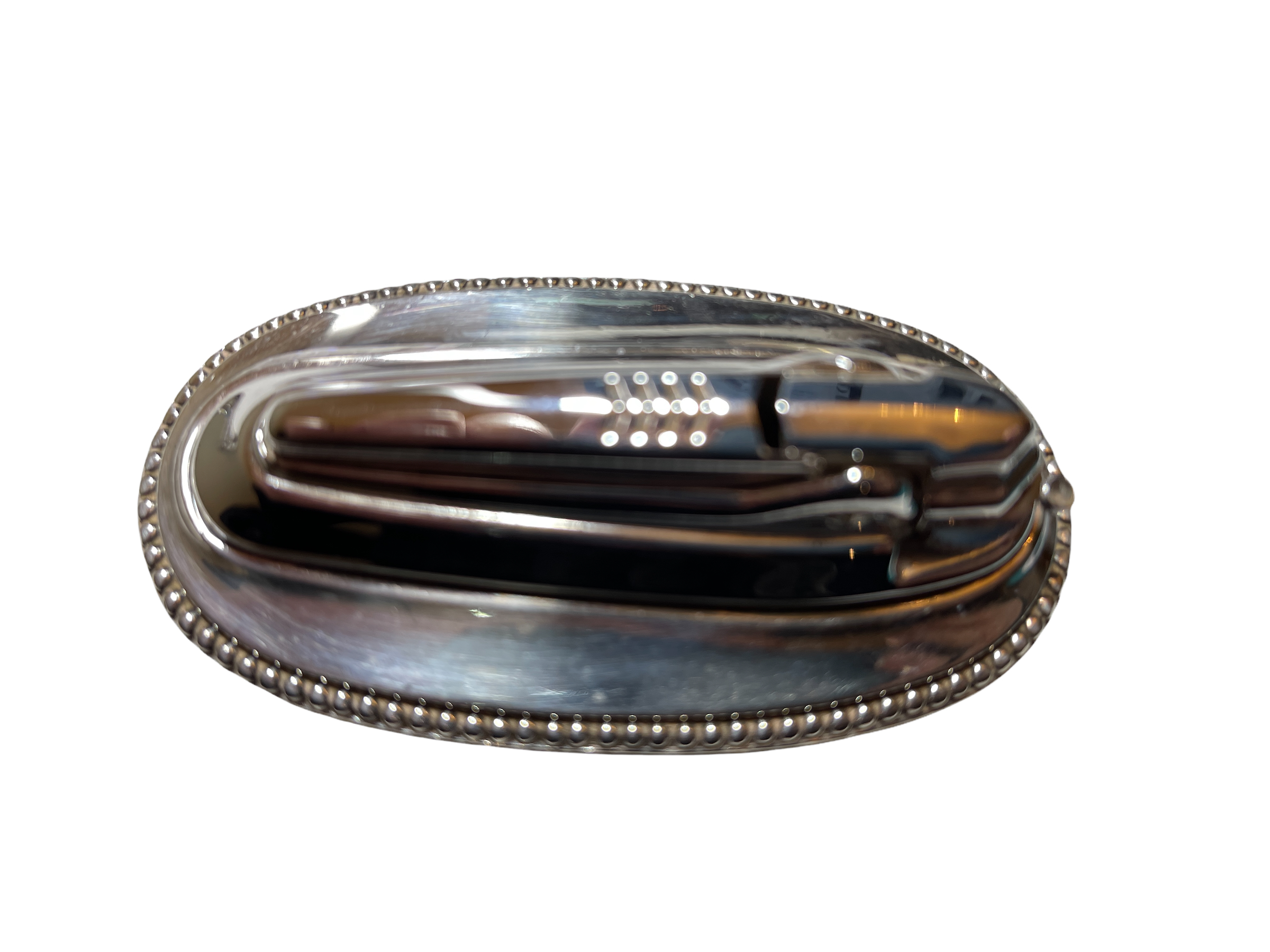 Very Collectable Ronson table lighter. silver plated