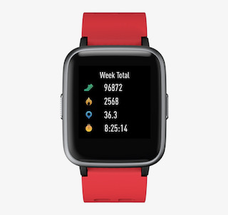 Brand New Unisex Fitness Tracker Watch Id205 Red Strap About This Item 1.3-Inch LCD Colour