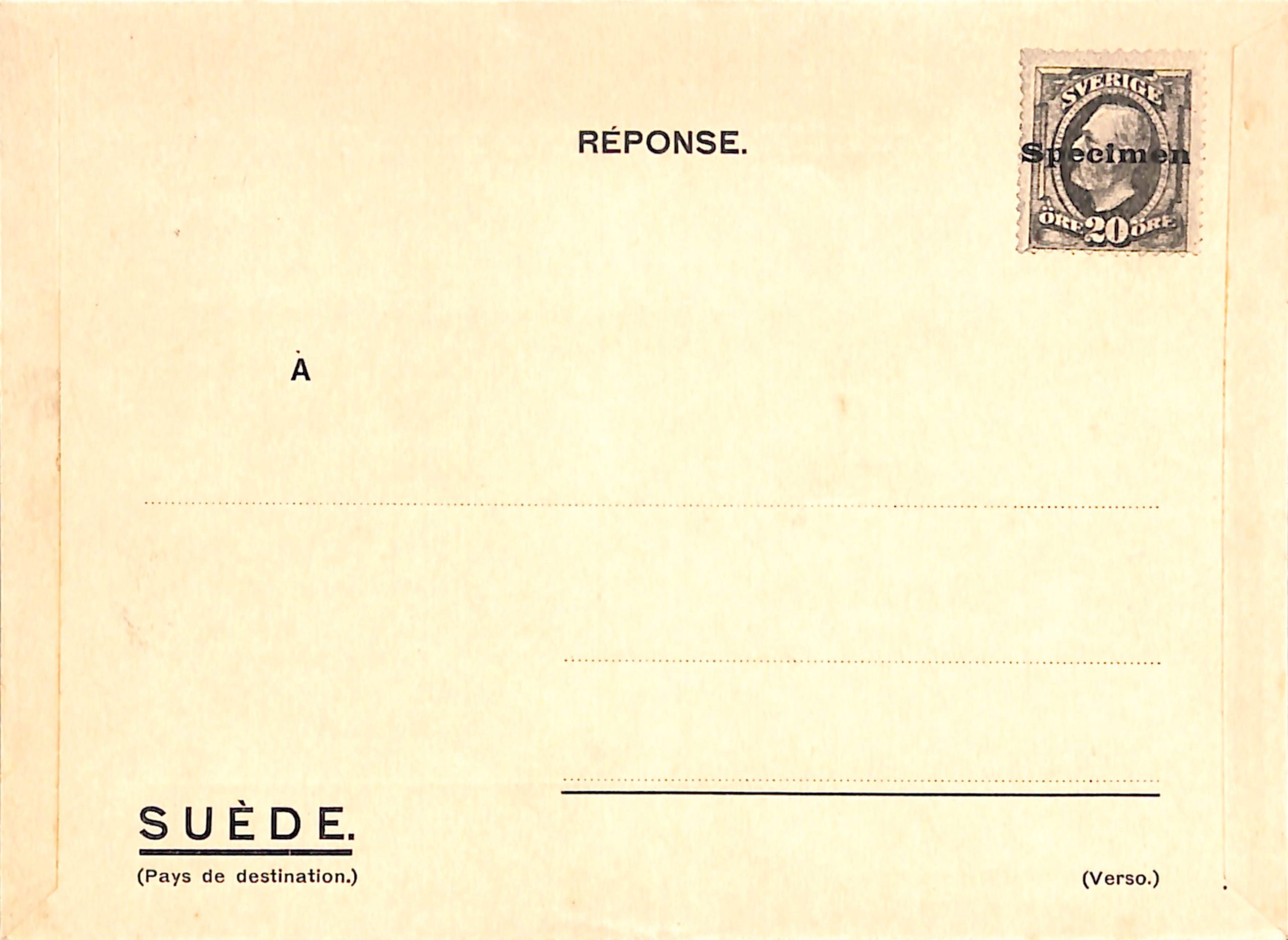 Universal Postal Union / Sweden 1906