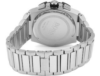 Hugo Boss 1513359 Men's Supernova Black Dial Silver Bracelet Chronograph Watch