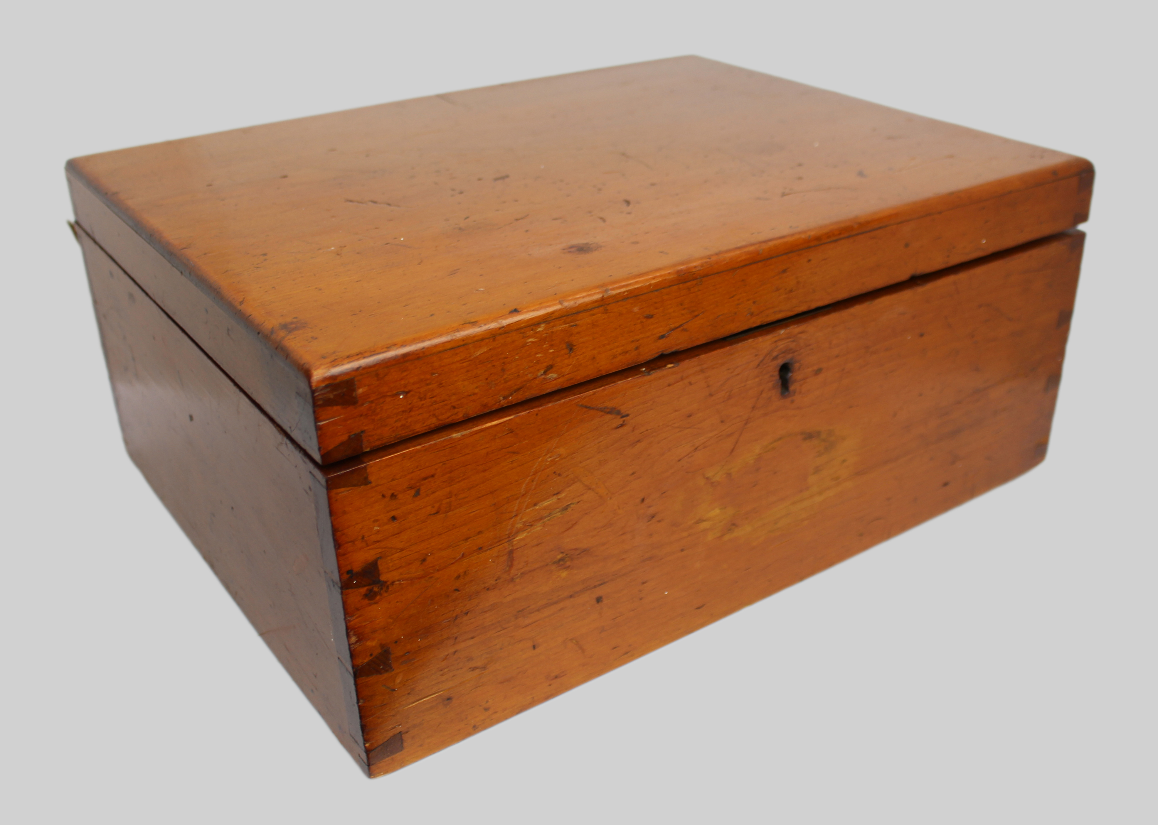 Late Victorian/Edwardian Satinwood Case Caddy