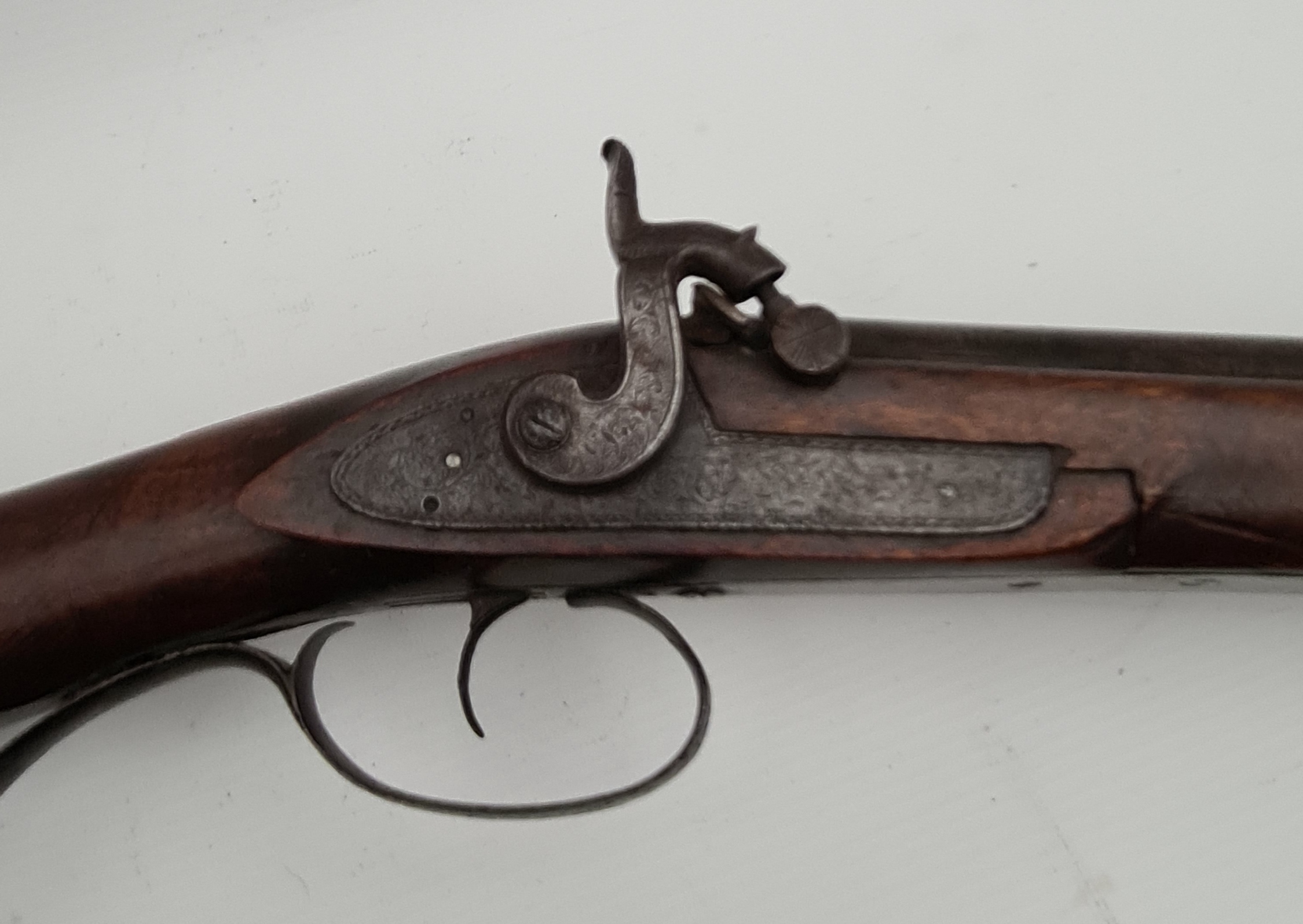 Antique Percussion Musket Whitmore Wolfe Duff & Co