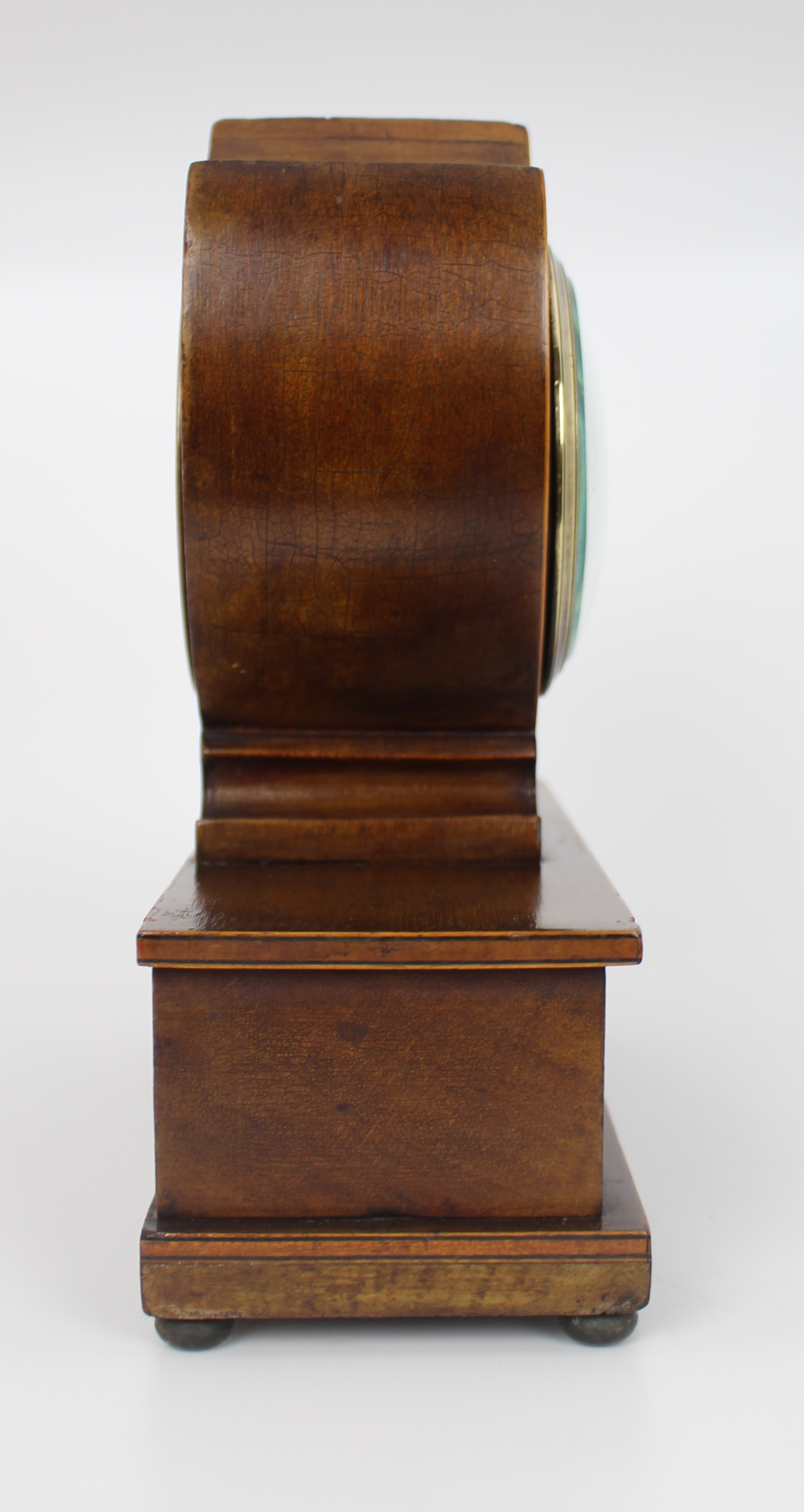 Elegant Inlaid Mahogany Mantel Clock by Wray, Son & Perry c.1900