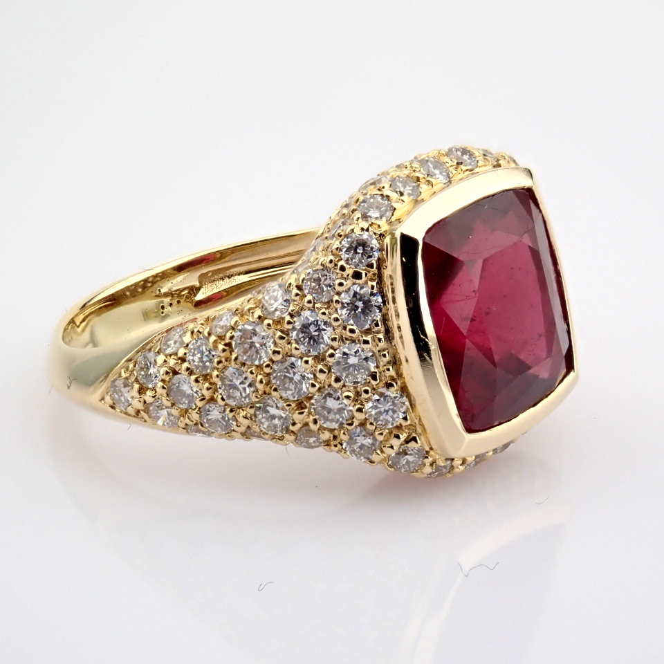 Natural Diamond 14K Yellow Gold Ring