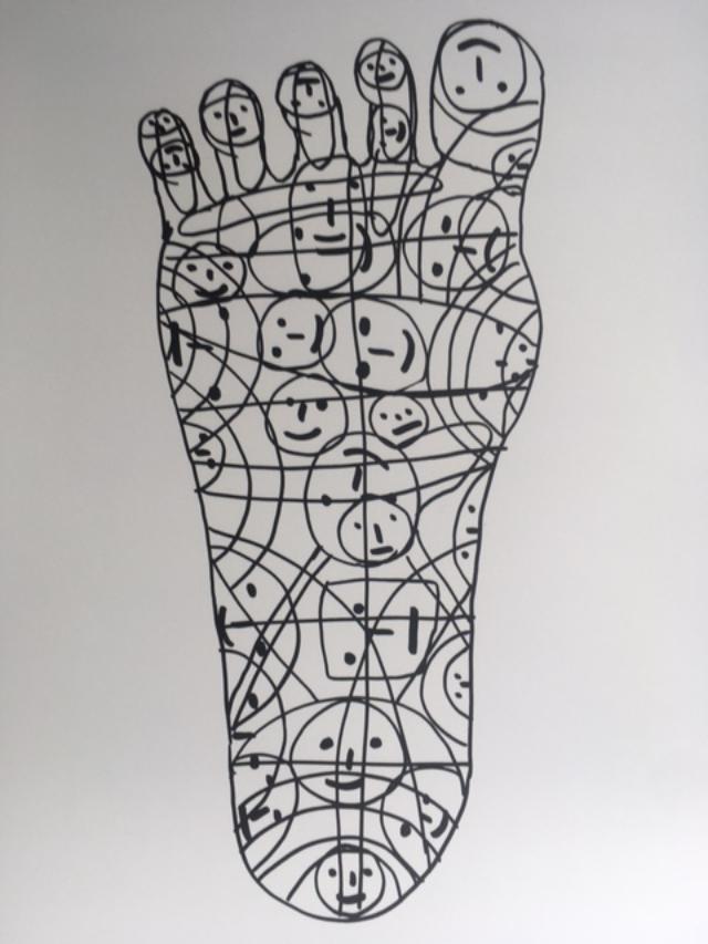 David Shrigley OBE (b 1968)‘Complexity of The Foot’ Offset Lithograph, Ltd Edition of 350, COA, 2020