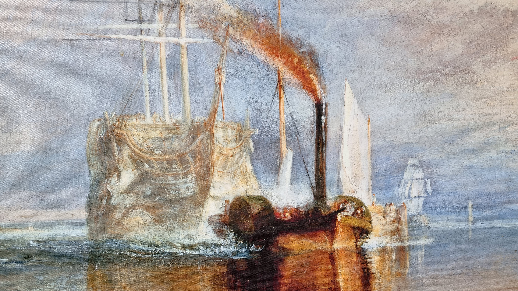 J.M.W. Turner "Fighting Temeraire" Limited Edition On Canvas.