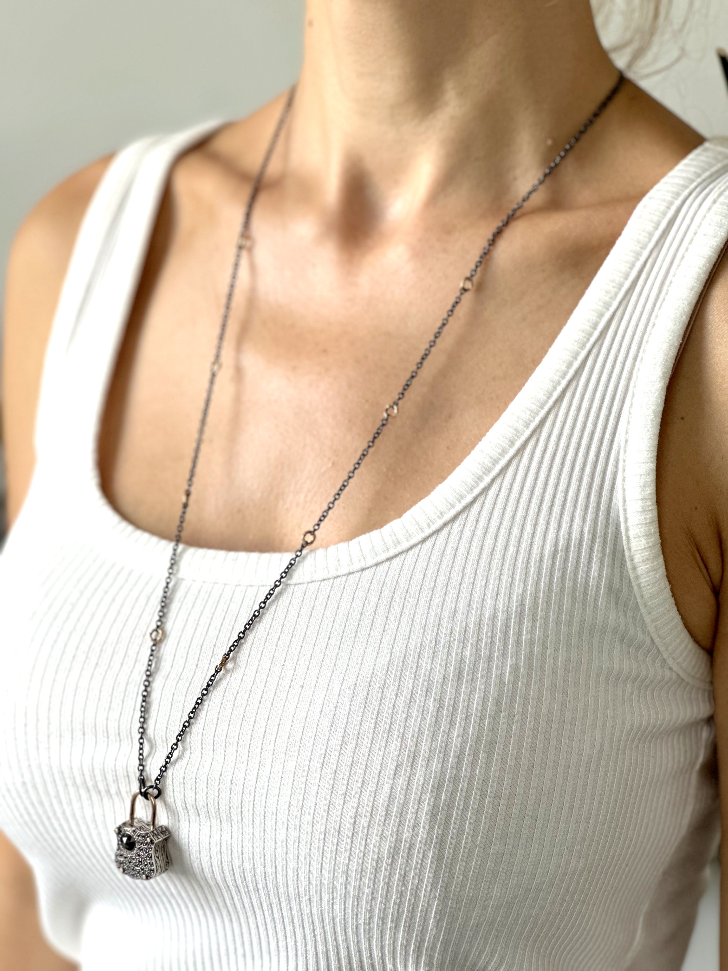 Natural Diamond 14K Rose/Pink Gold Necklace