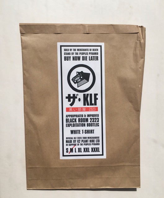 The KLF Official Exploitation Bootleg T-shirt, White With Black, Grey, Red, By Black Room 2323, 2026