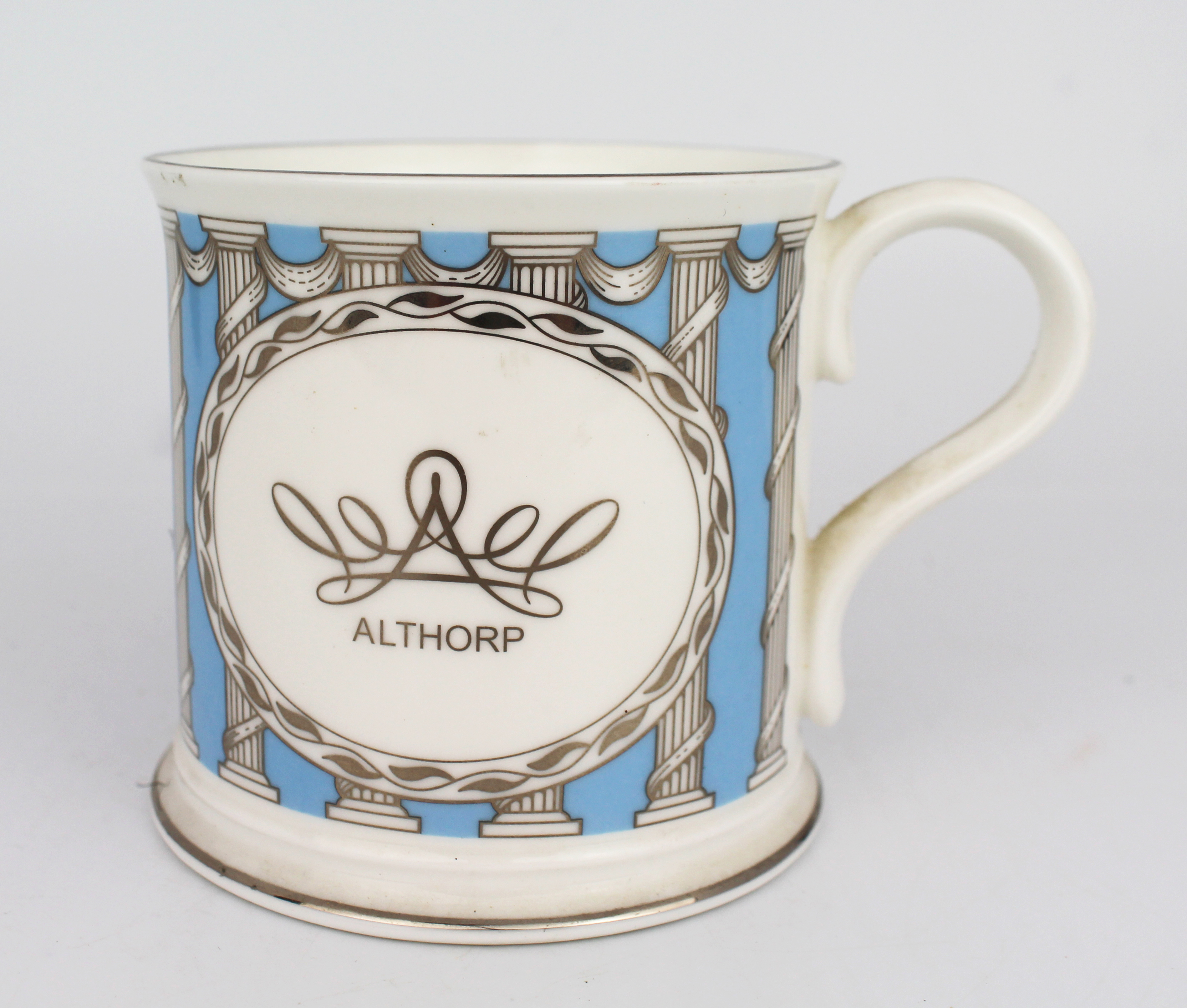 Althorp Porcelain Tankard Quotation Charles 9th Earl Spencer