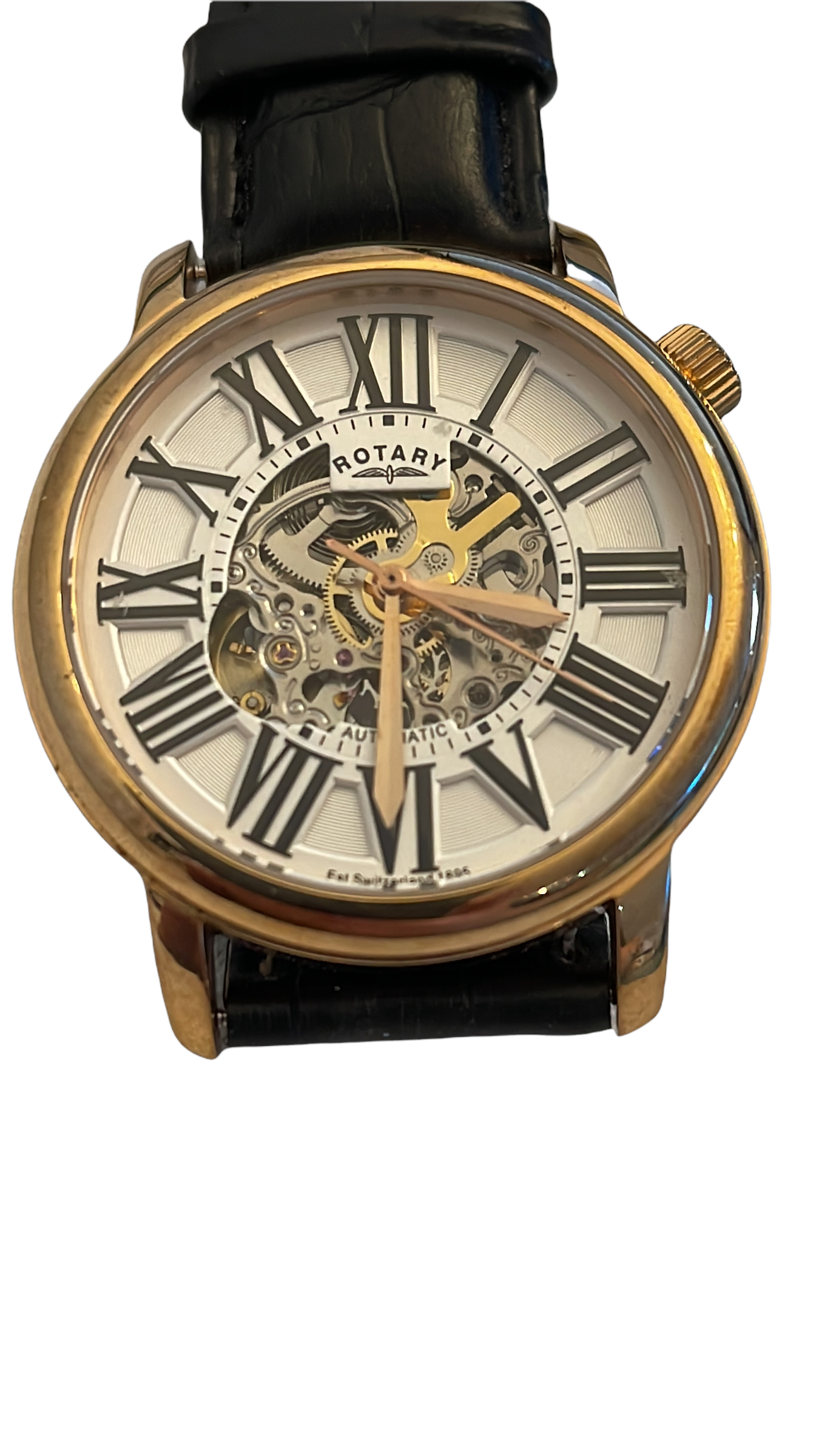 Rotary Automatic Skeleton Mens Watch RRP £420