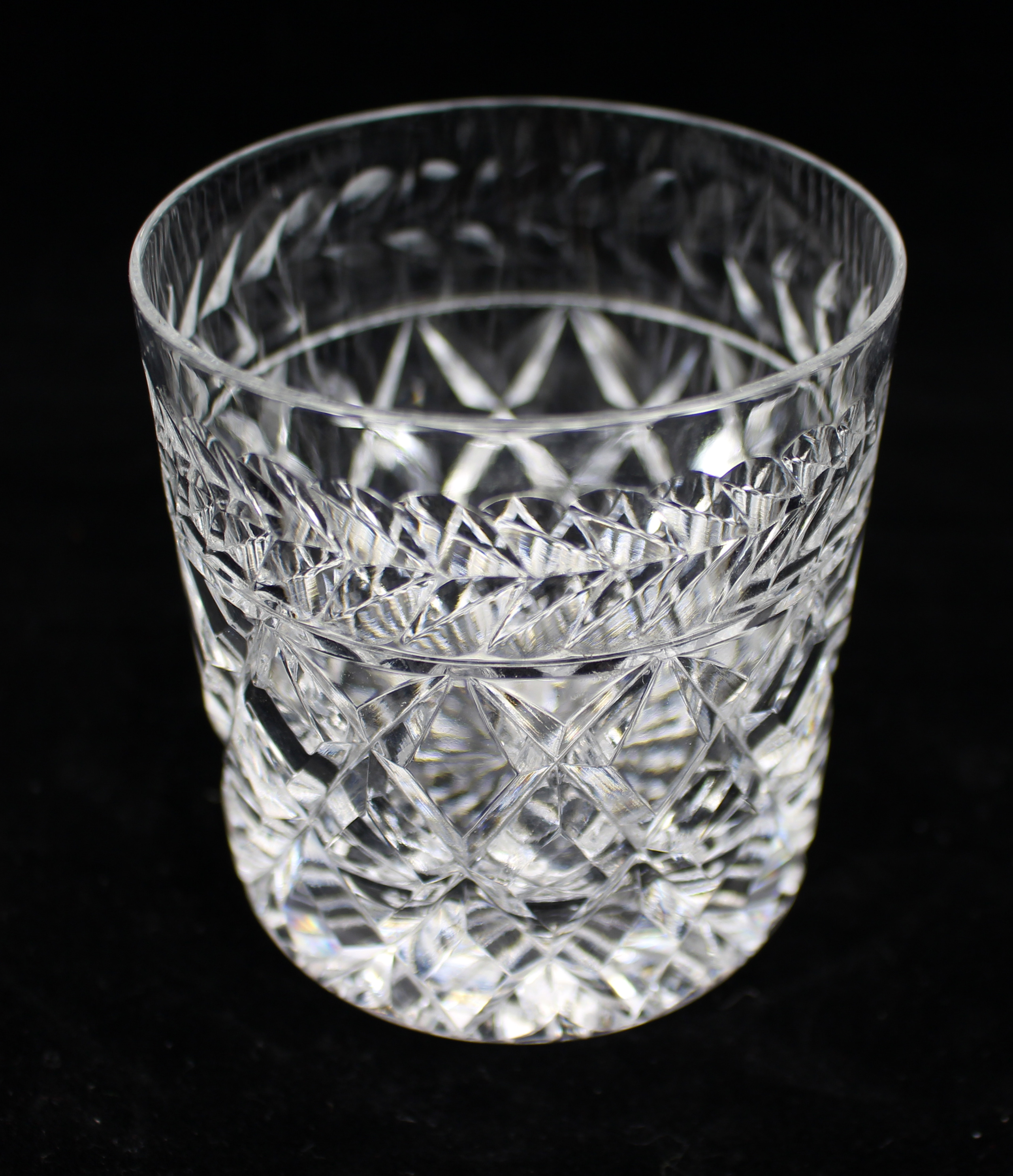 Set of 6 Stuart Cheltenham Cut Glass SmallTumblers