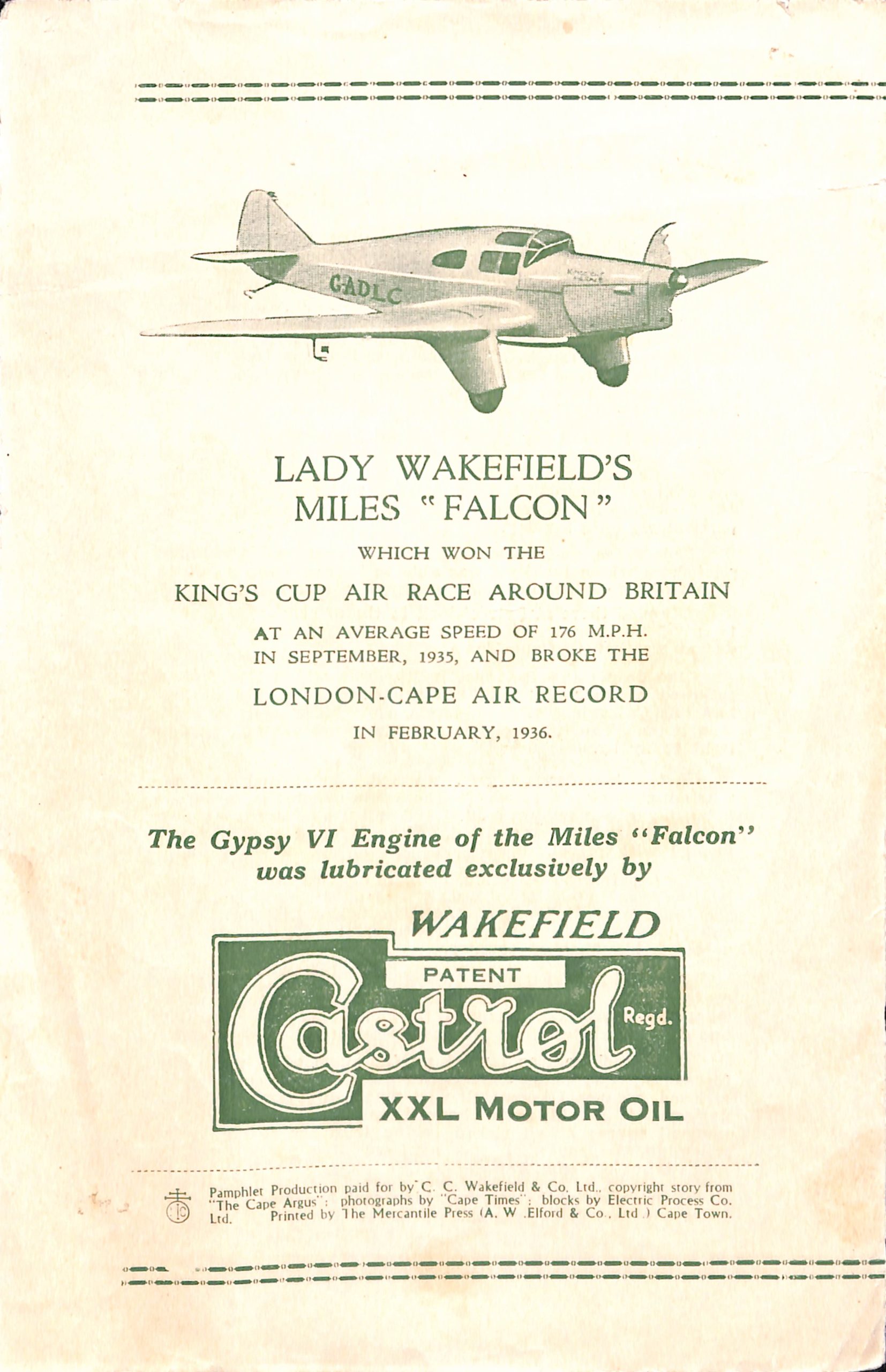 South Africa/Airmail 1936