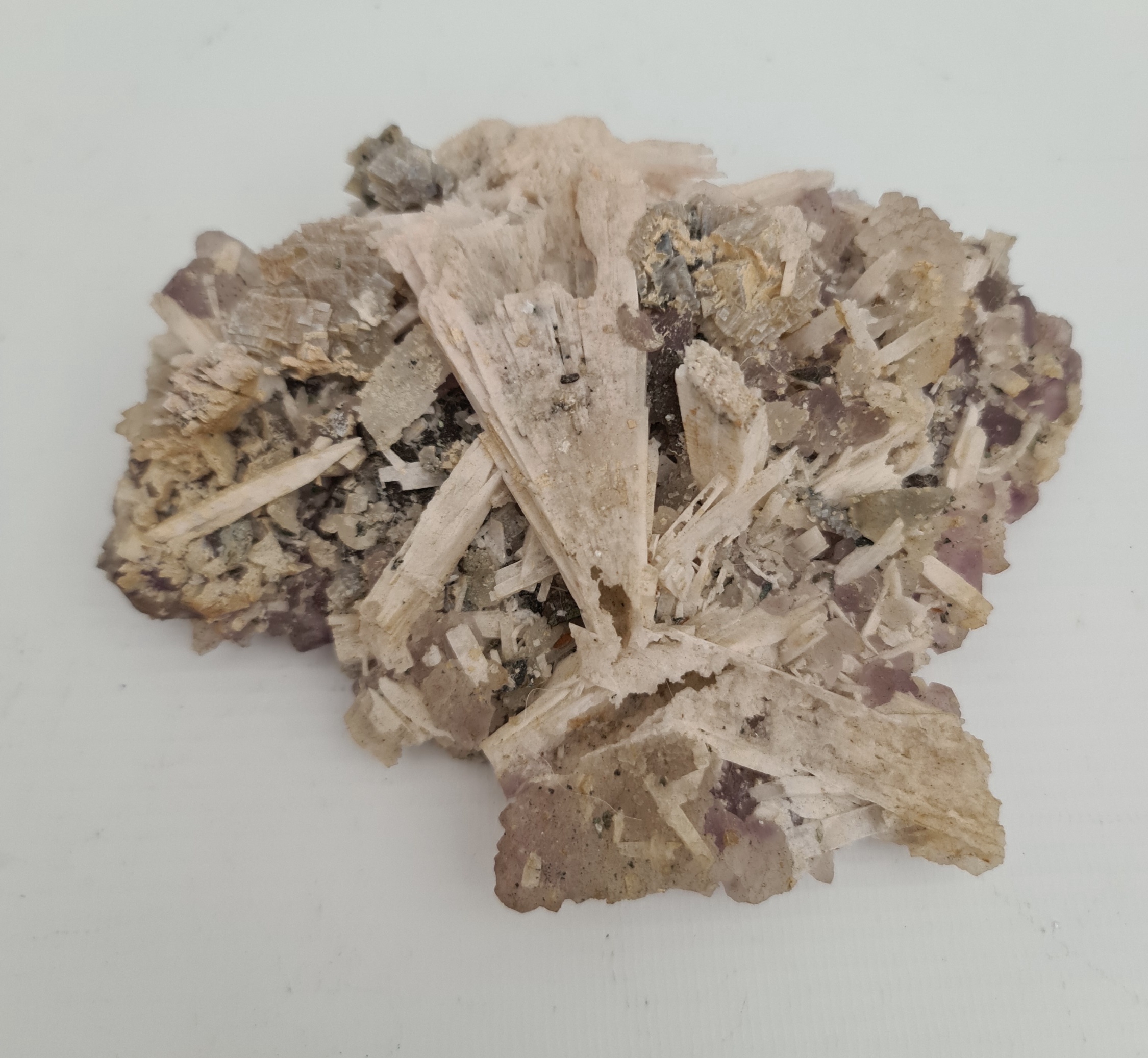 Collectable Rocks and Minerals Zeolite on Fluorite Collectable Rocks and Minerals Zeolite on