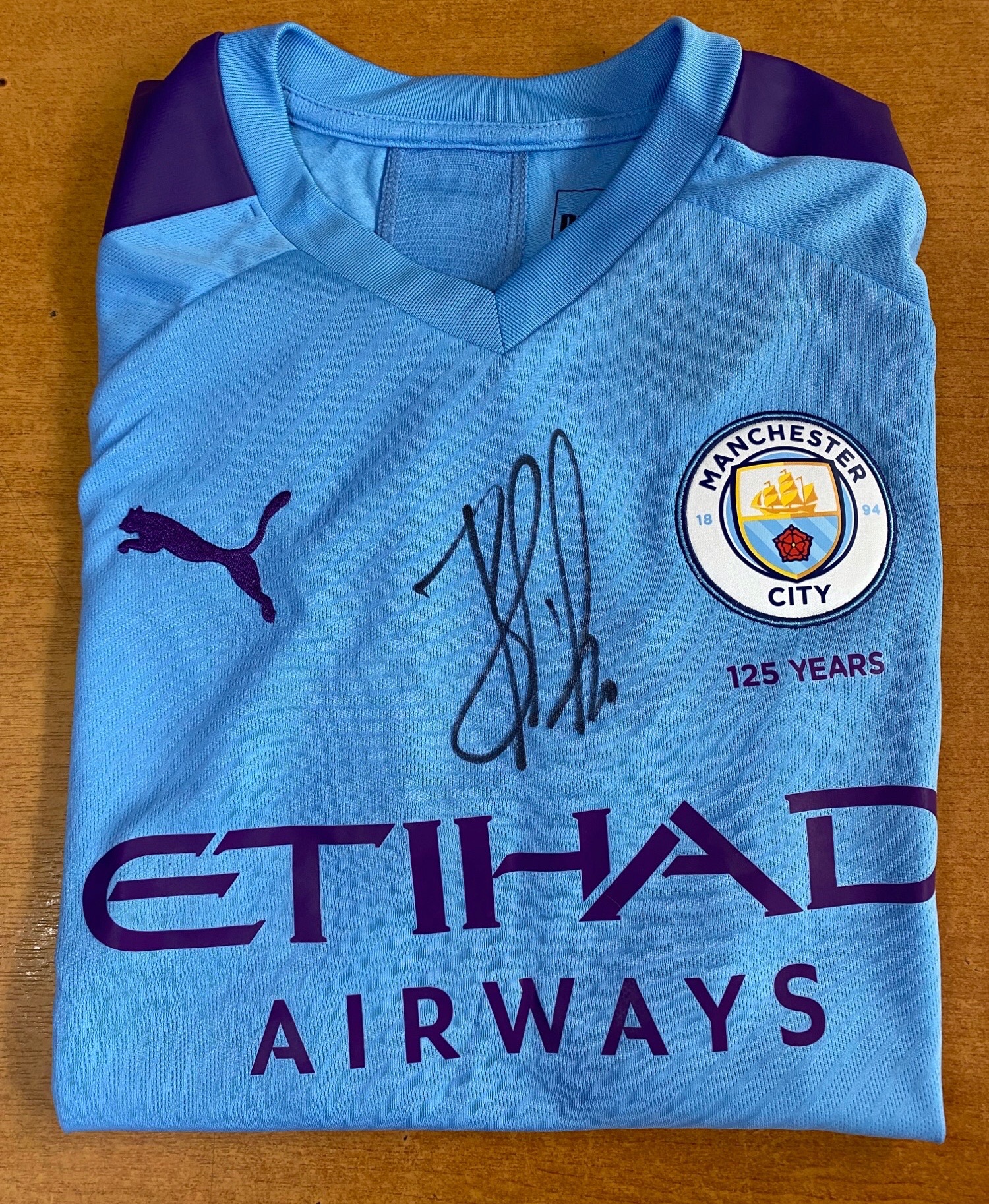 Manchester City Bernardo Silva Signed Shirt