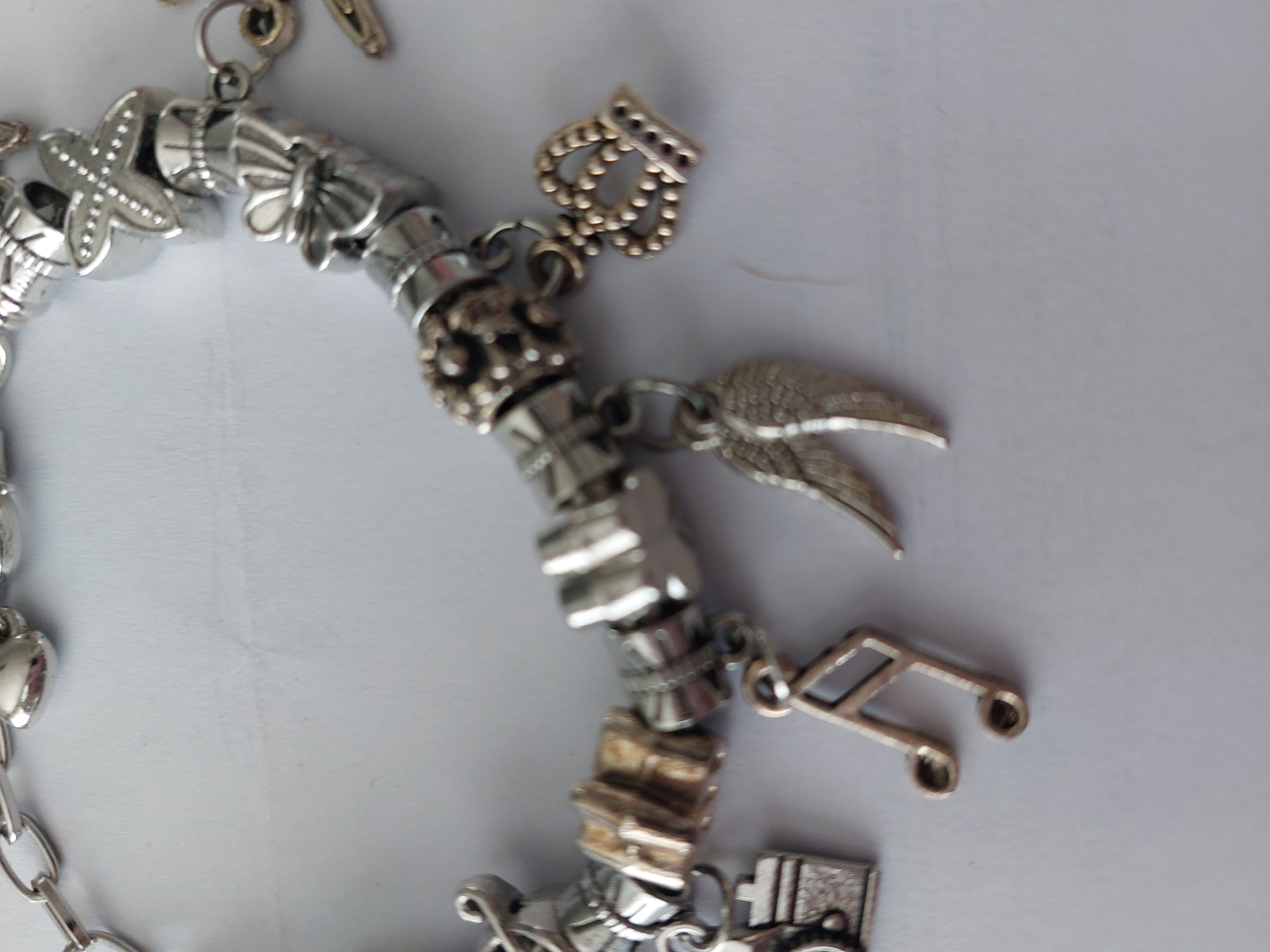 Charm Bracelet With 16 Charms