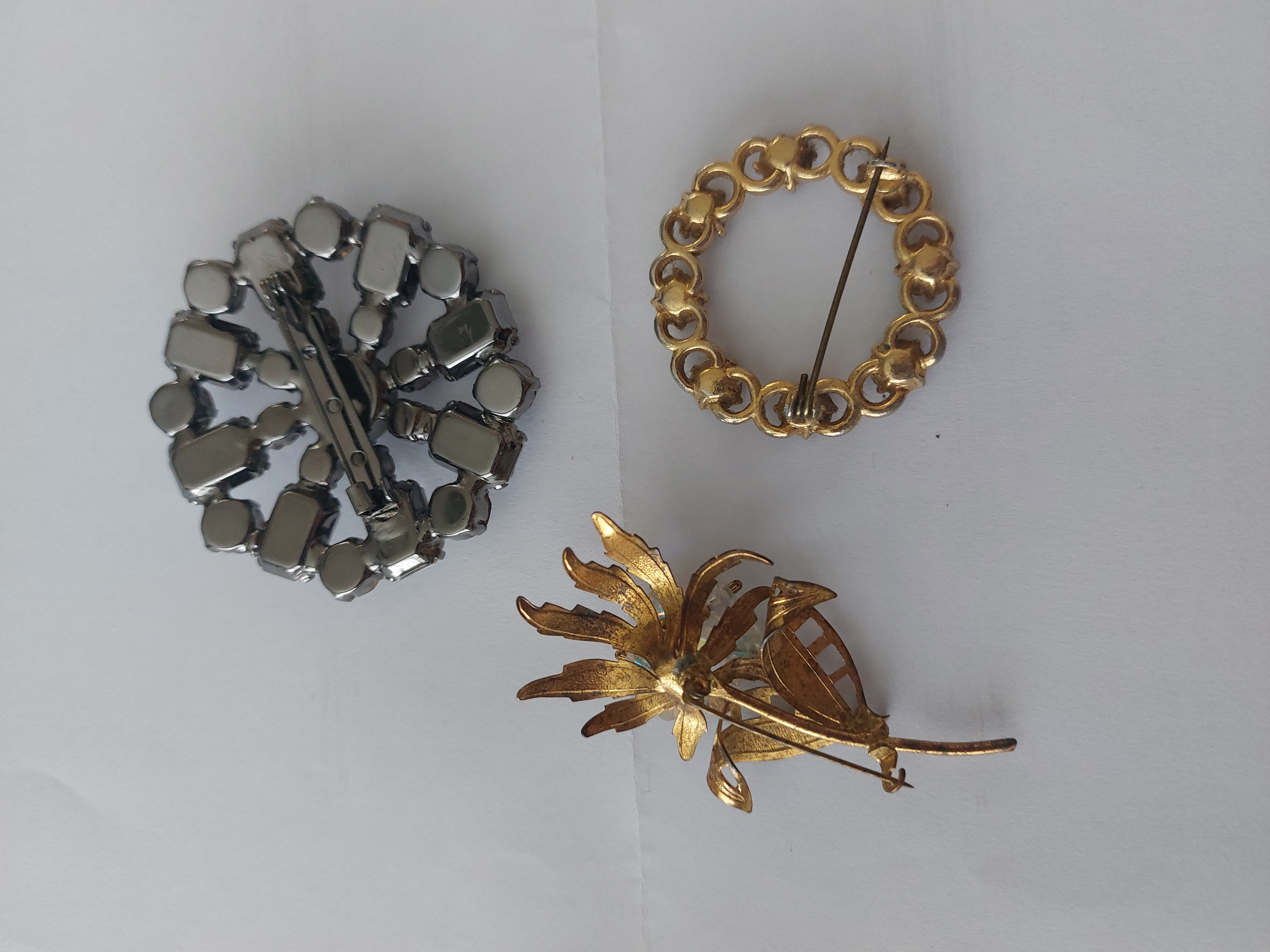 Three Vintage Brooches