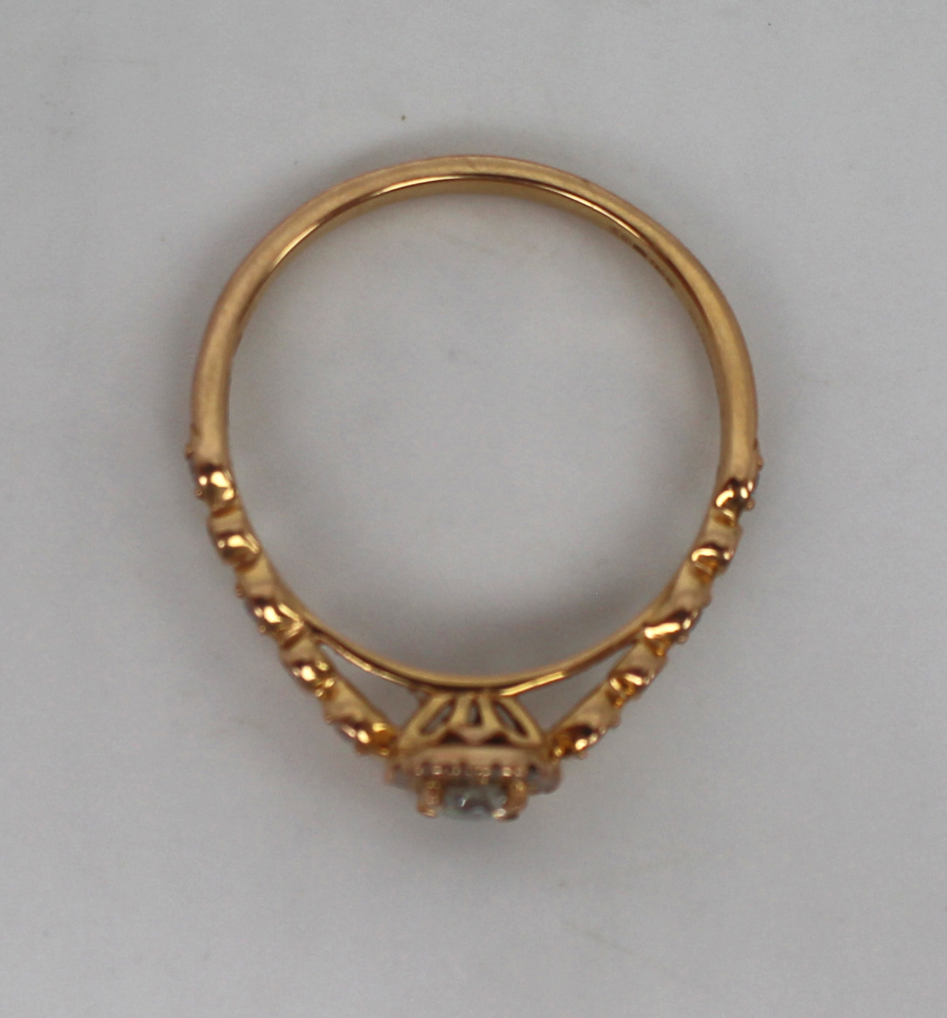 18ct Rose Gold 0.40 Carat Diamond Ring