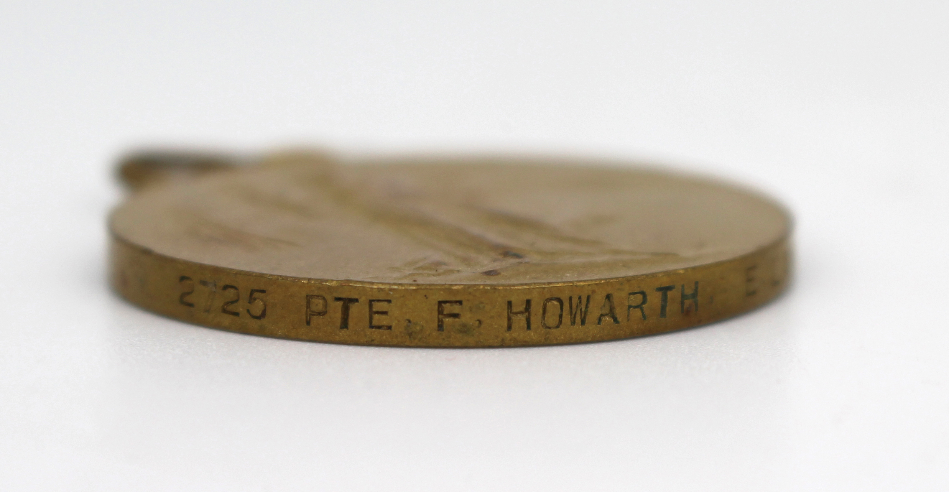 WWI British Victory Medal (1914-1919) – Named to Pte. F. Howarth