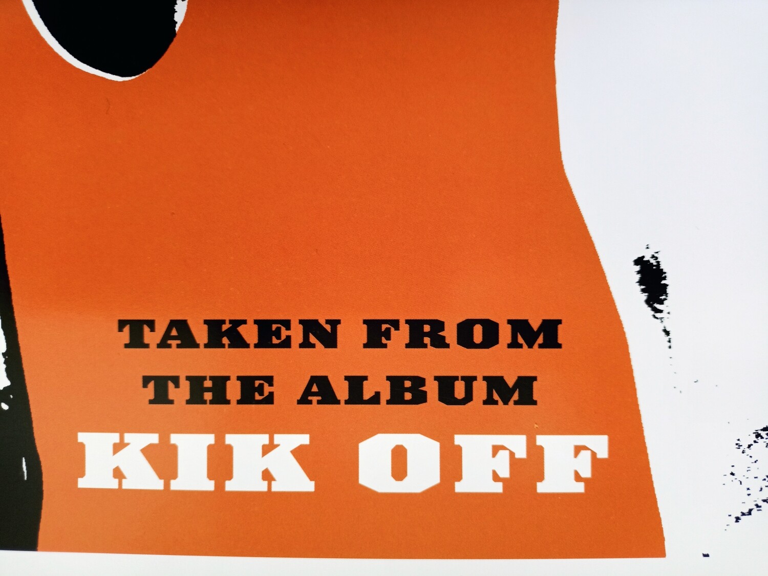 Banksy 'Blak Twang 2002' Rare Unused Promotional Poster. (#0318