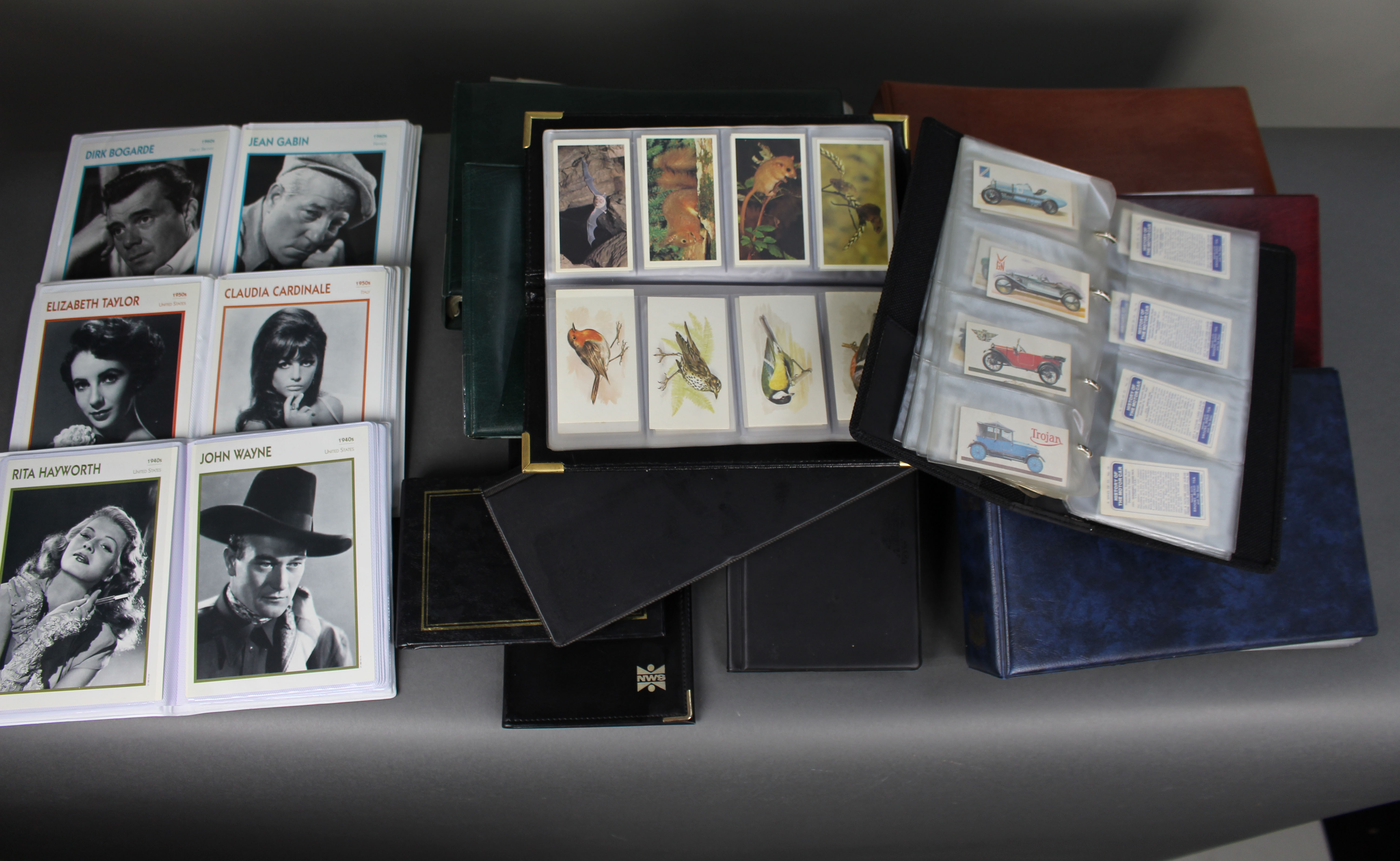 Substantial Collection of Vintage Cigarette & Tea Cards –14 Albums, Many Sets