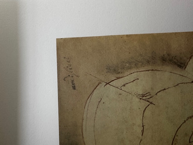 Modigliani. Rare Lithograph 1989