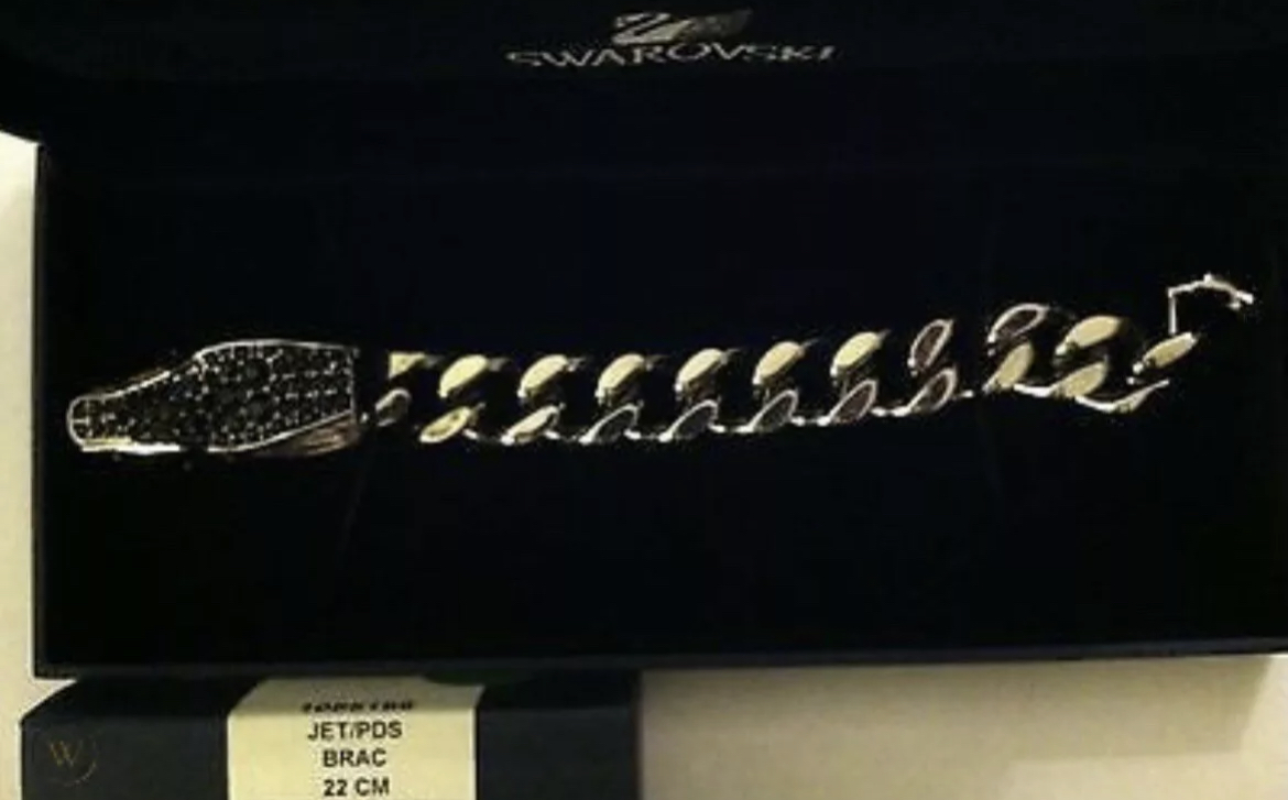 Genuine Swarovski Crocodile Bracelet Old Collection
