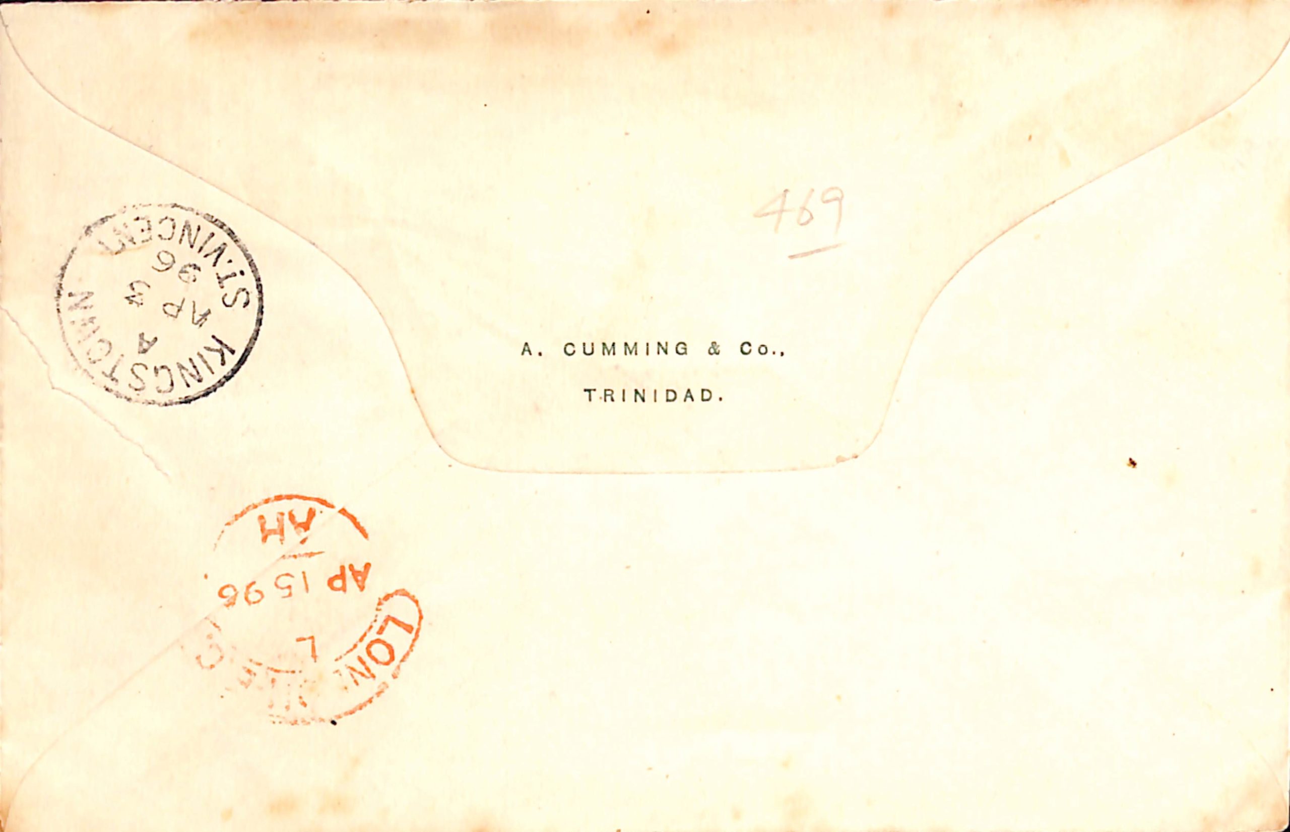 Saint Vincent / Grenada / Trinidad 1896
