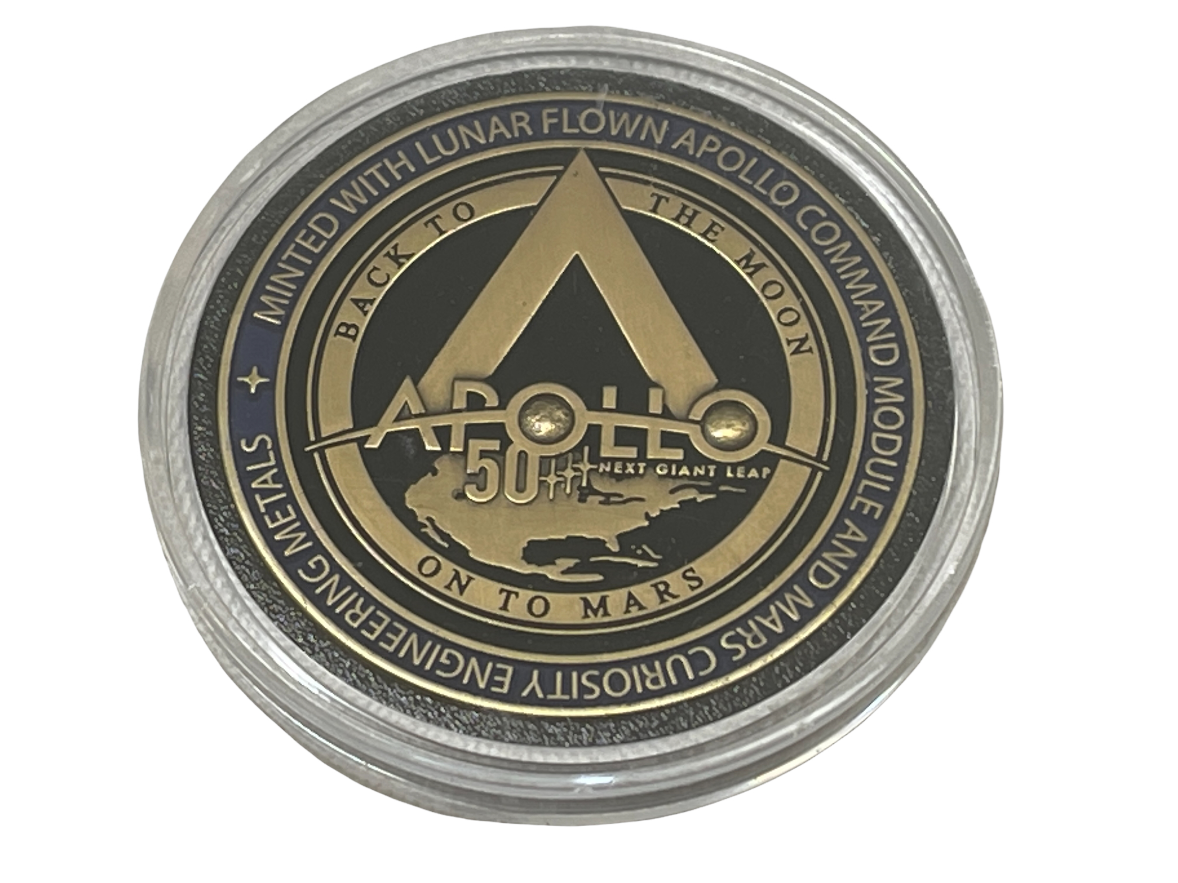 NASA Apollo 13 Medallion 50th Anniversary Contains Flown Command Module Metal That Went to the Moon