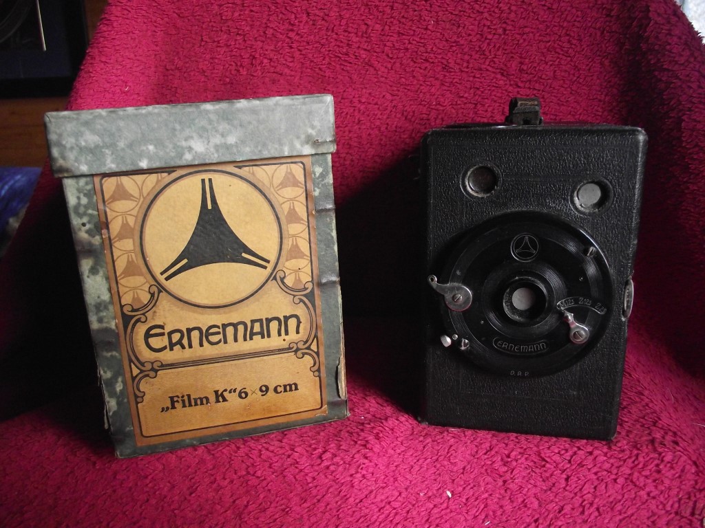 Ernemann "Film K" 6x9 Box Camera With Original Shop Box - Circa 1920 - 1926