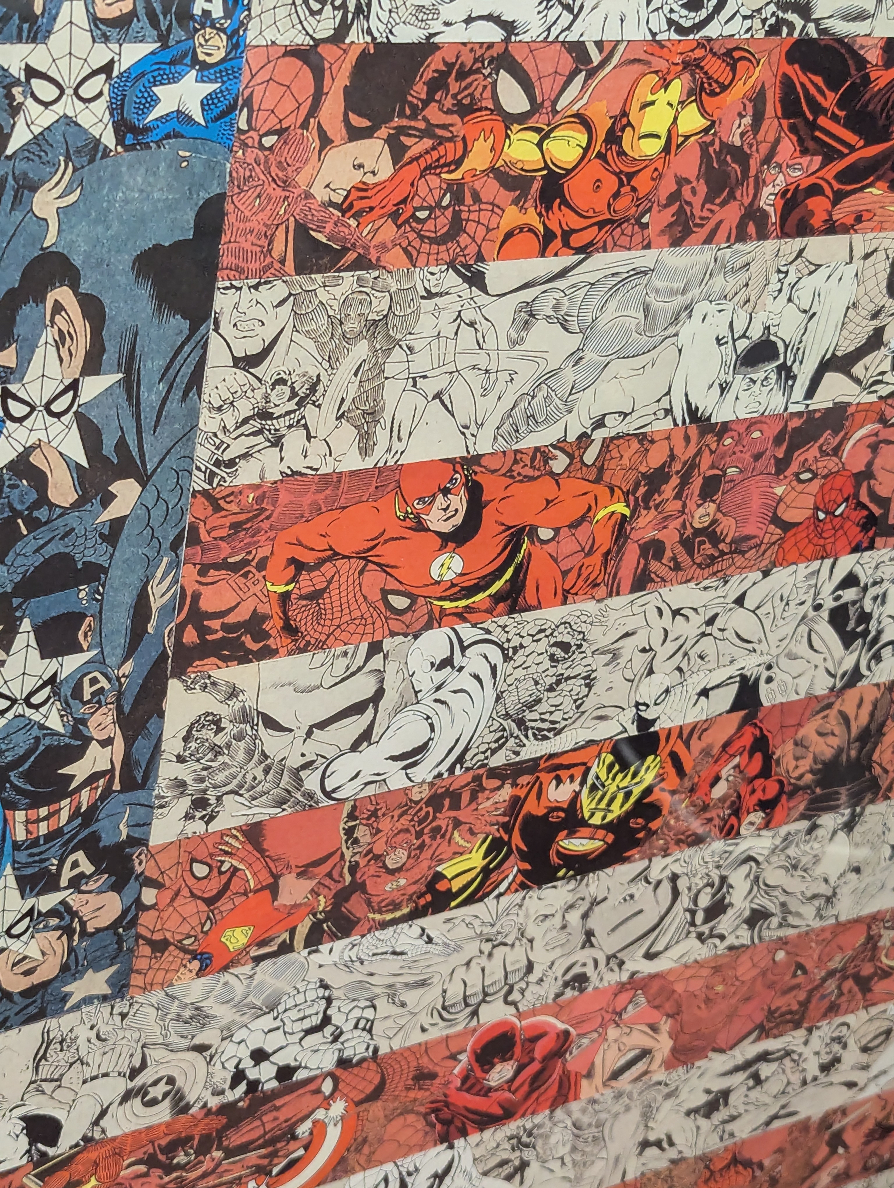Ben Turnbull (b.1974), ‘Patriots’, US Flag, 24 Colour Giclee Print, Signed, Editioned, 2018