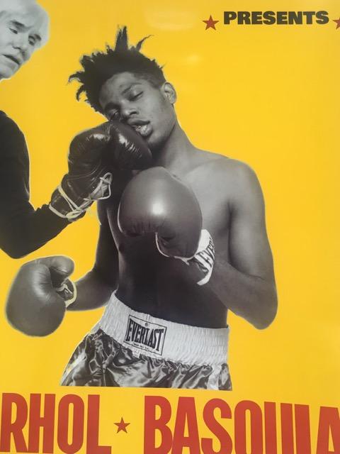 Basquiat, Andy Warhol (b 1928-87) Two ‘Four Hands’ Retro Bill Board Exhibition Offset Lithographs