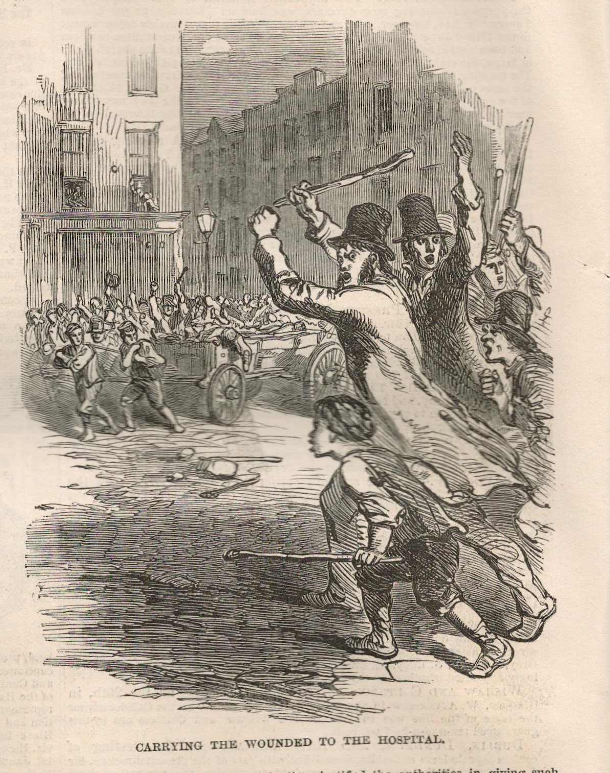 New York Manhattan 1849 Riots Antique NewspaperAntique Complete Edition The Illustrated London