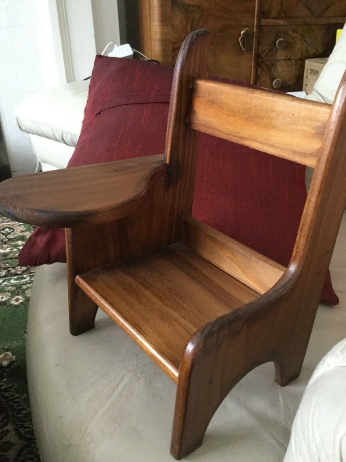 Andrew Schofield Victorian Doll Sitting On A Very Cute Wooden Chair
