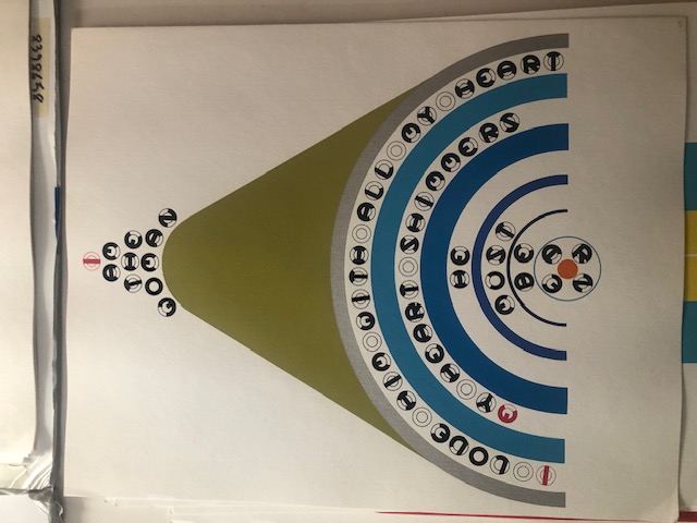 Gerald Laing (1036-2011) Poems By G Golinkova. Signed and Numbered Screenprint.