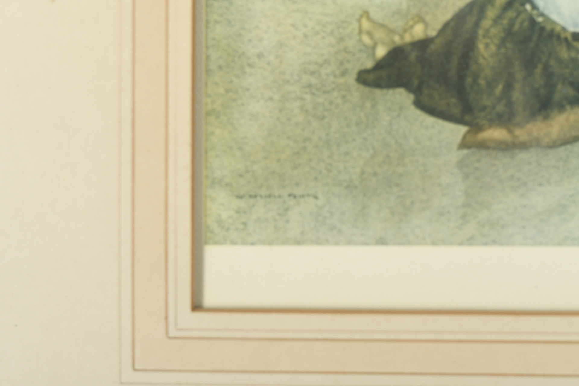 Signed Limited Edition by Sir William Russell Flint. Titled "Los Cientos"