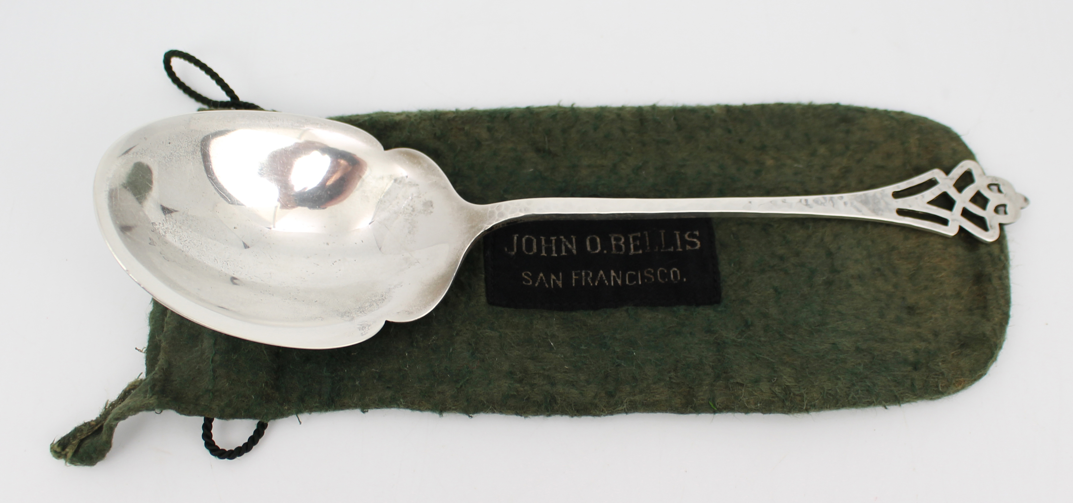Arts & Crafts Sterling Silver Spoon – John O. Bellis, San Francisco c.1900–1920