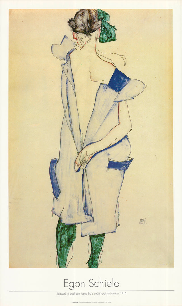 Three Egon Schiele Posters. 1997