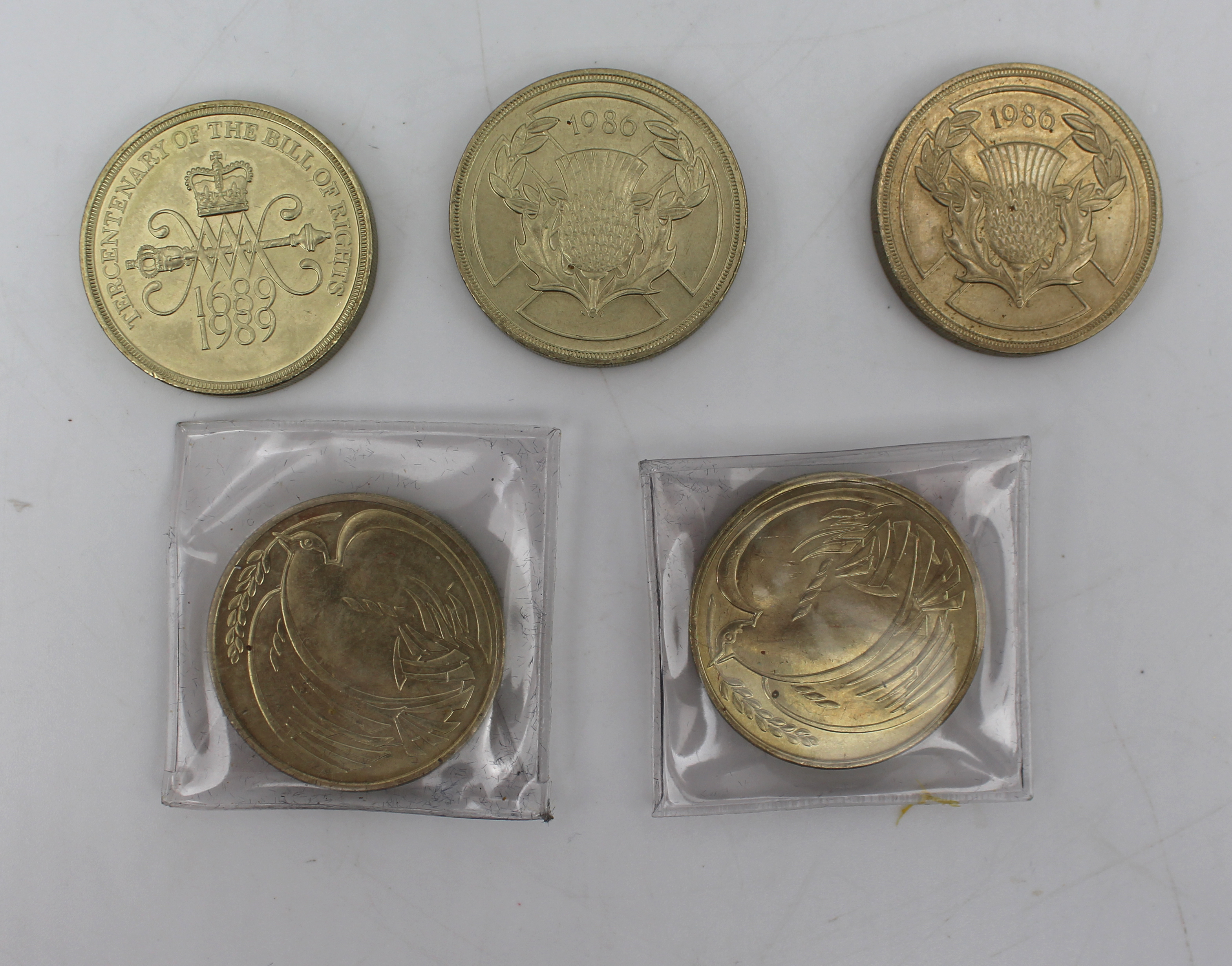 Collection of 5 £2 Coins