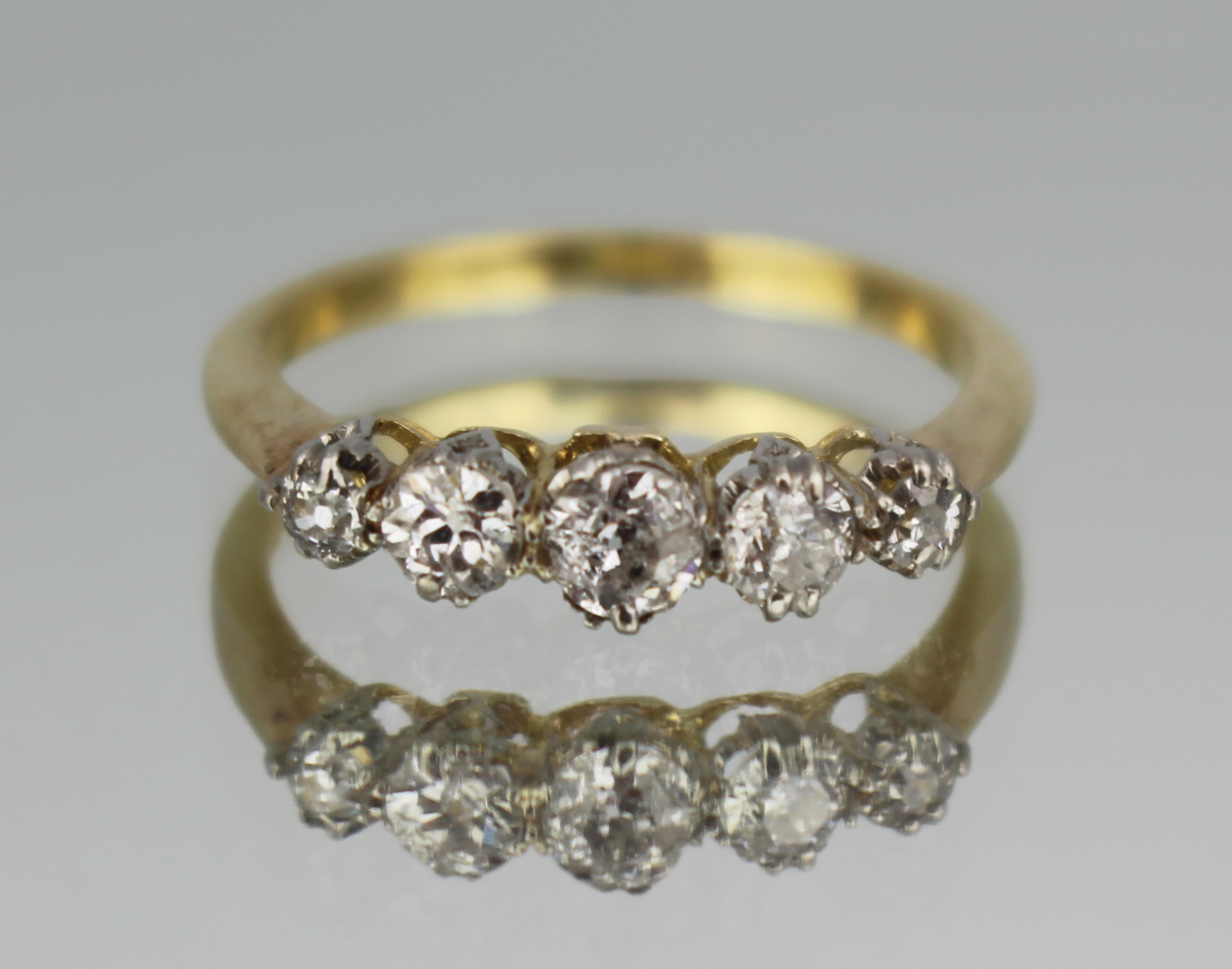 Three Stone Diamond 18ct Ring