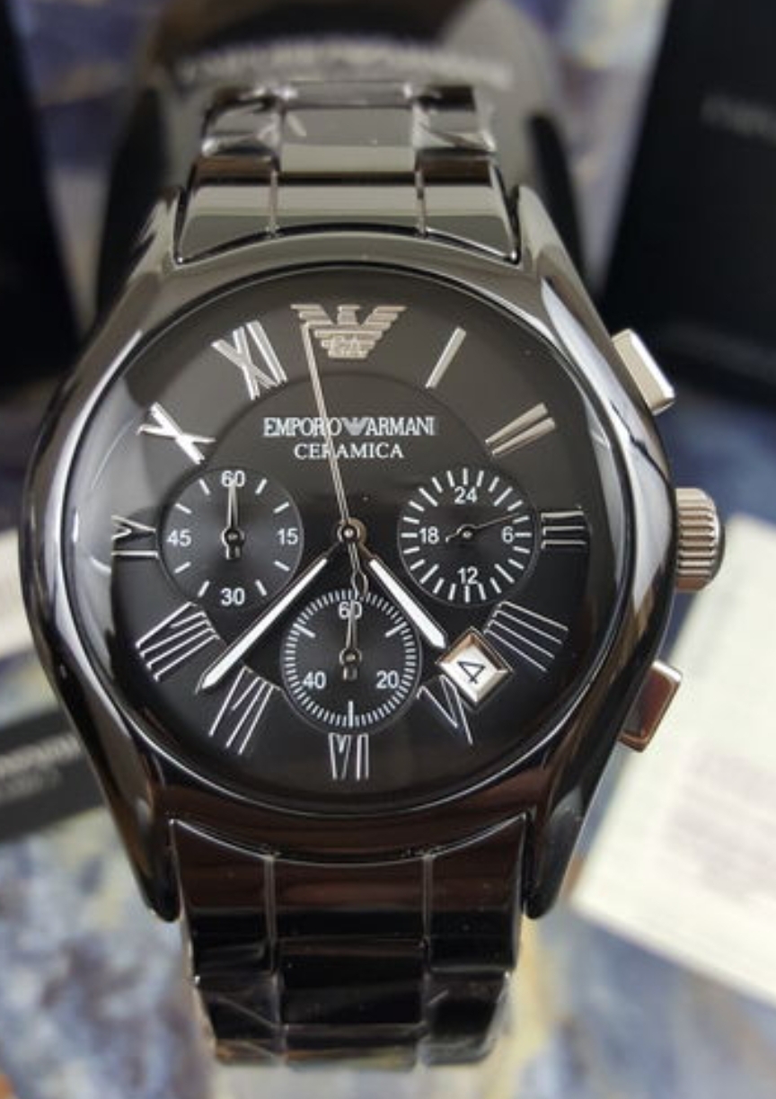 Emporio Armani AR1400 Men's Ceramica Quartz Chronograph Watch