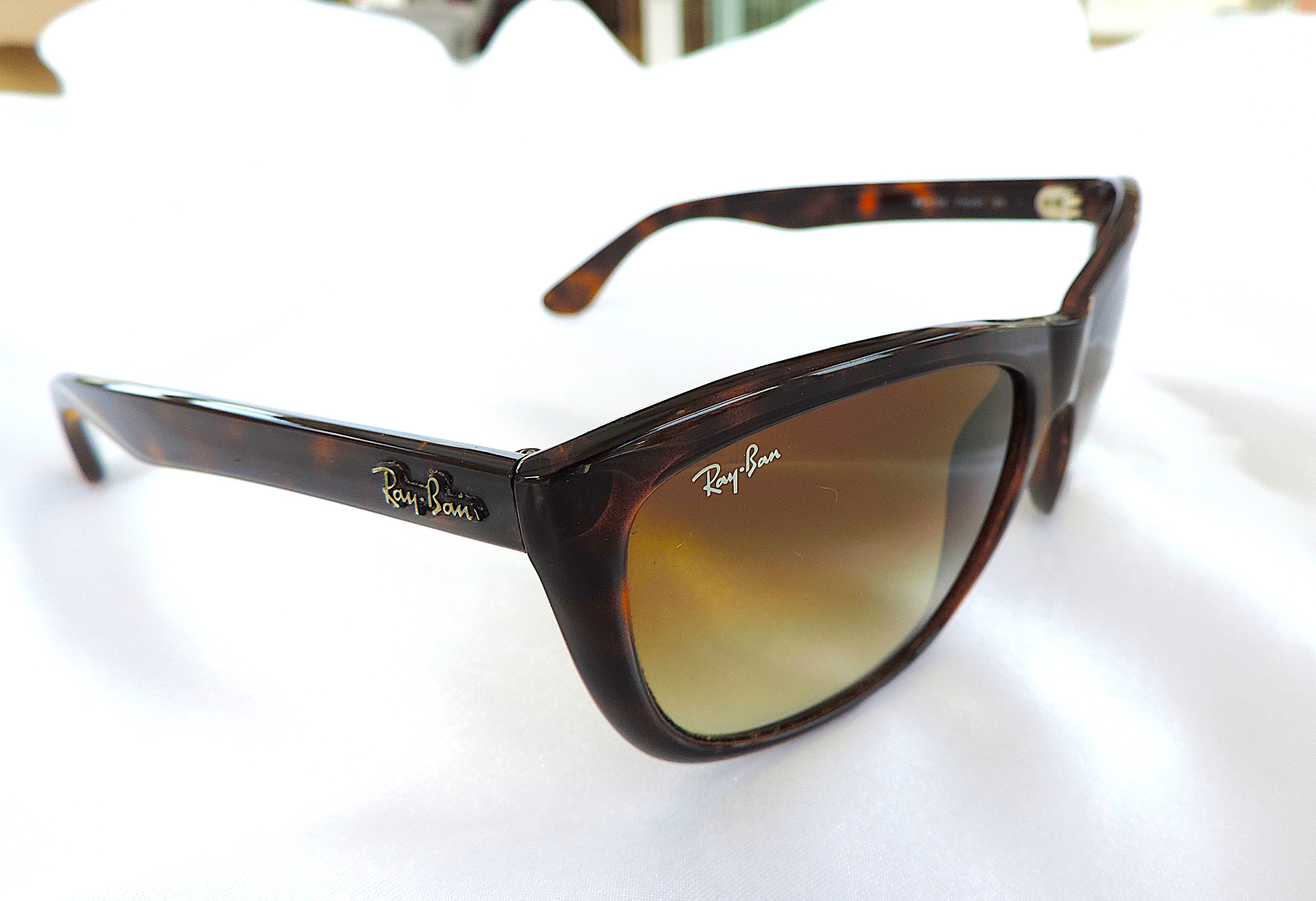 Ray-Ban Wayfarer Sunglasses 4154 710/51 2N Light Havana Frame