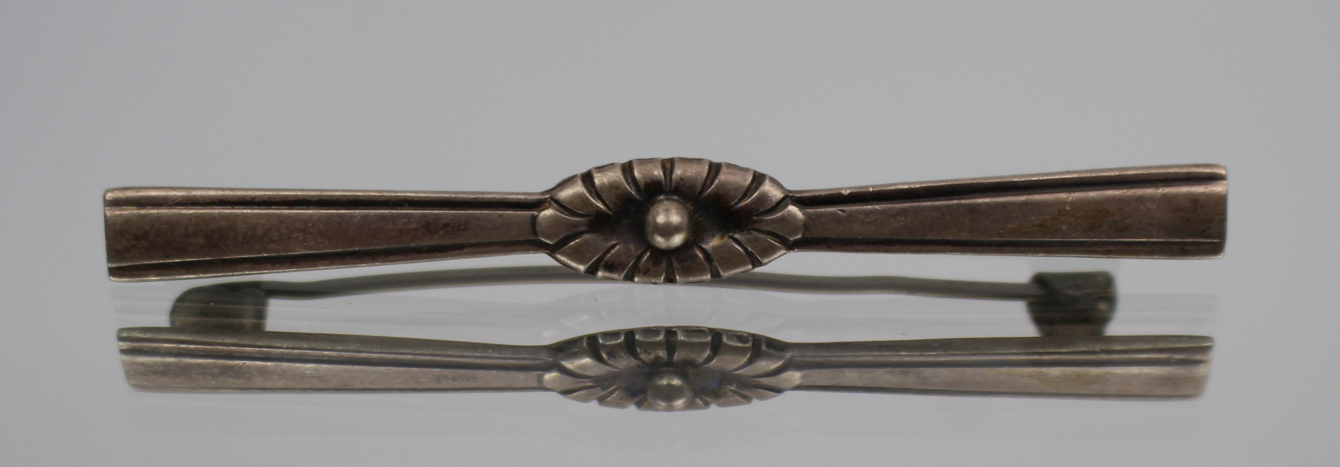 Vintage Scandinavian 830 Silver Brooch – E&M Mark, c.1950s