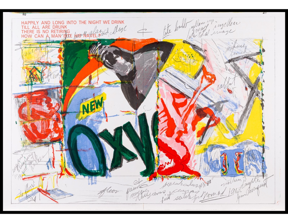 James Rosenquist (1933-2017) From'One Cent Life'. Original Lithograph. 1964
