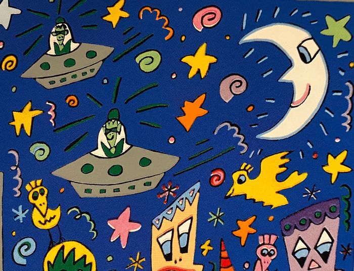 James Rizzi (1950-2011) - The City That Never Sleeps. Hand Signed 1998 (#0417.01)