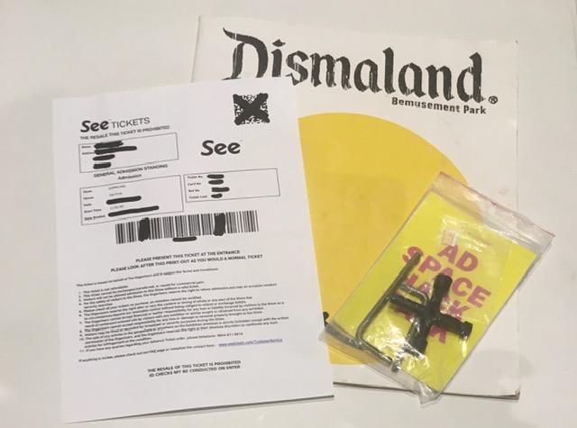 Banksy (b1974) Dismaland Bemusement Park Souvenirs Including Add Space Hack Pack, Rare 2015