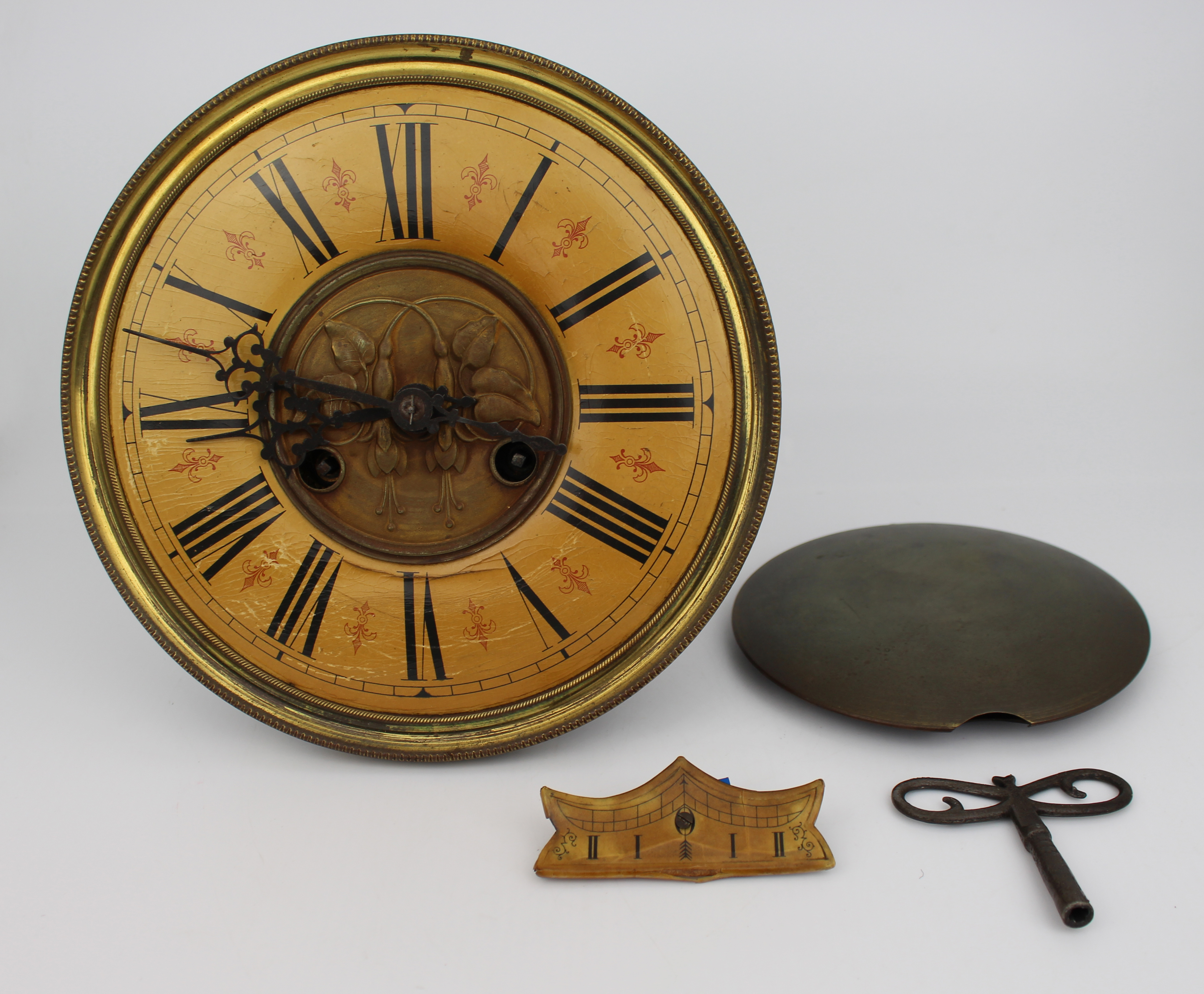 Antique German Clock Movement DRGM Regulator