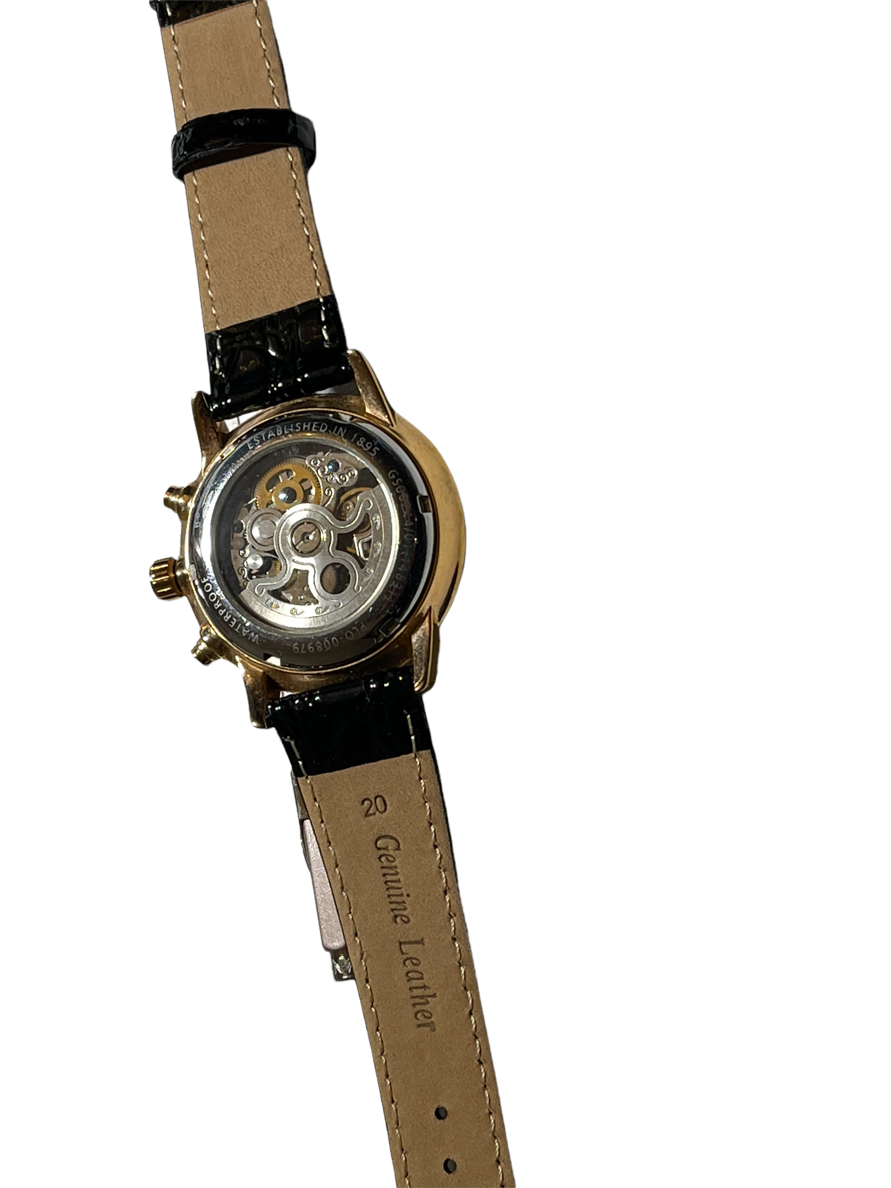 Lost property from our private jet charter mens skeleton automatic watch