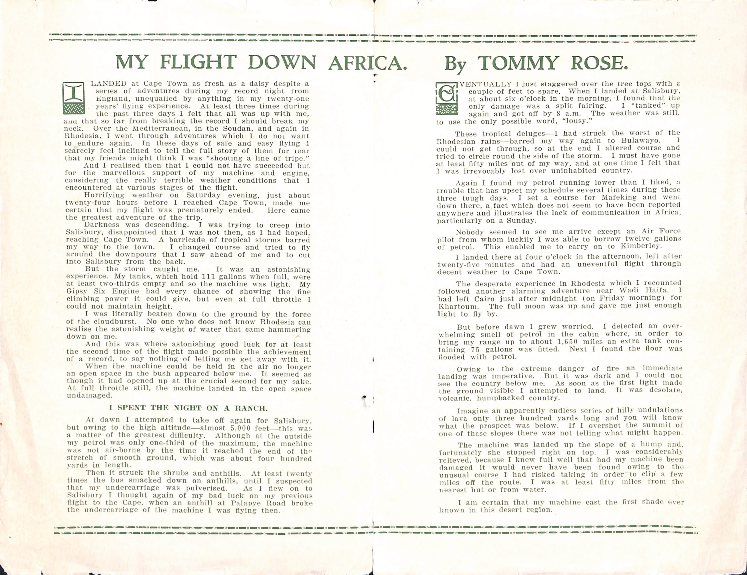 South Africa/Airmail 1936