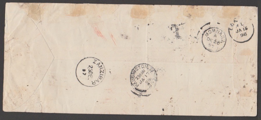 Uganda/British East Africa 1897 Dec 9